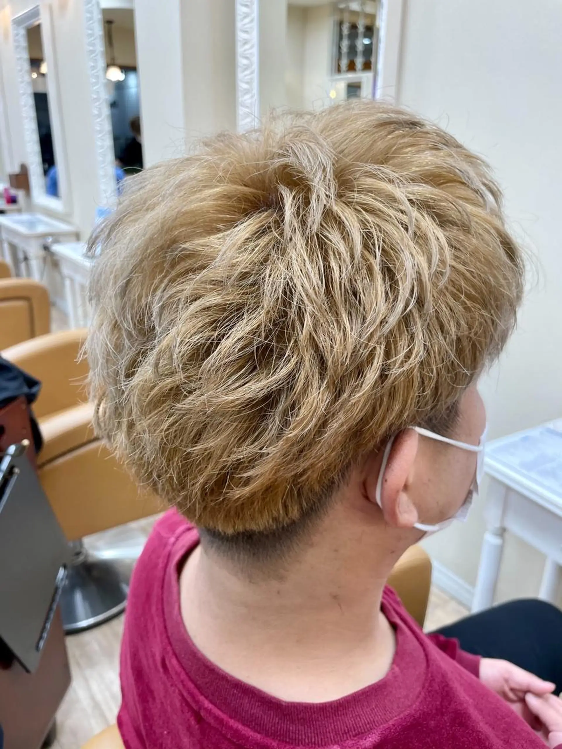 ショート カラー メンズ SALOWIN栄 高須大貴のヘアスタイル