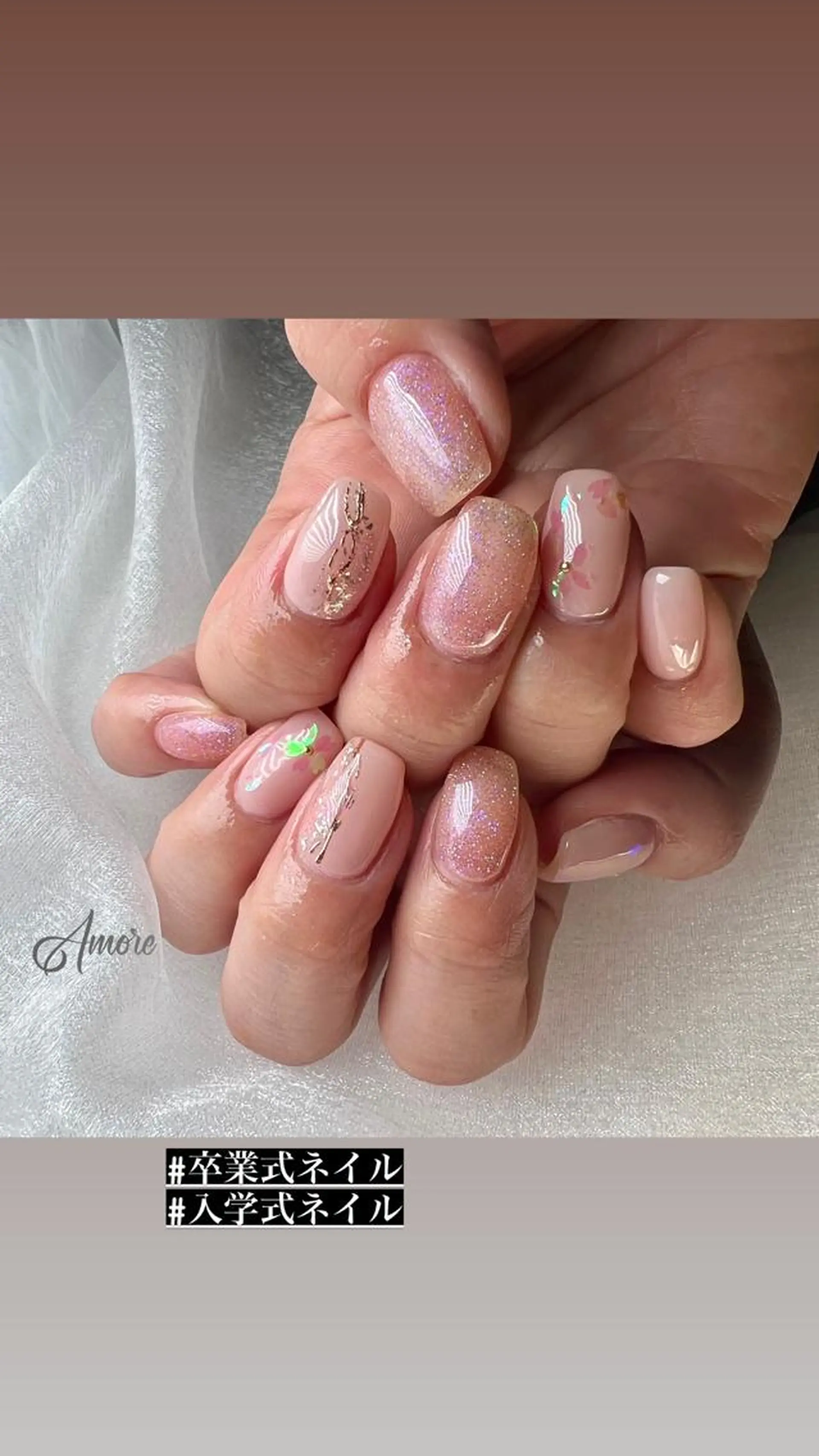 ネイル ジェルネイル 韓国ネイル ミラーネイル オフィスネイル パラジェル You kyehwaのネイルデザイン