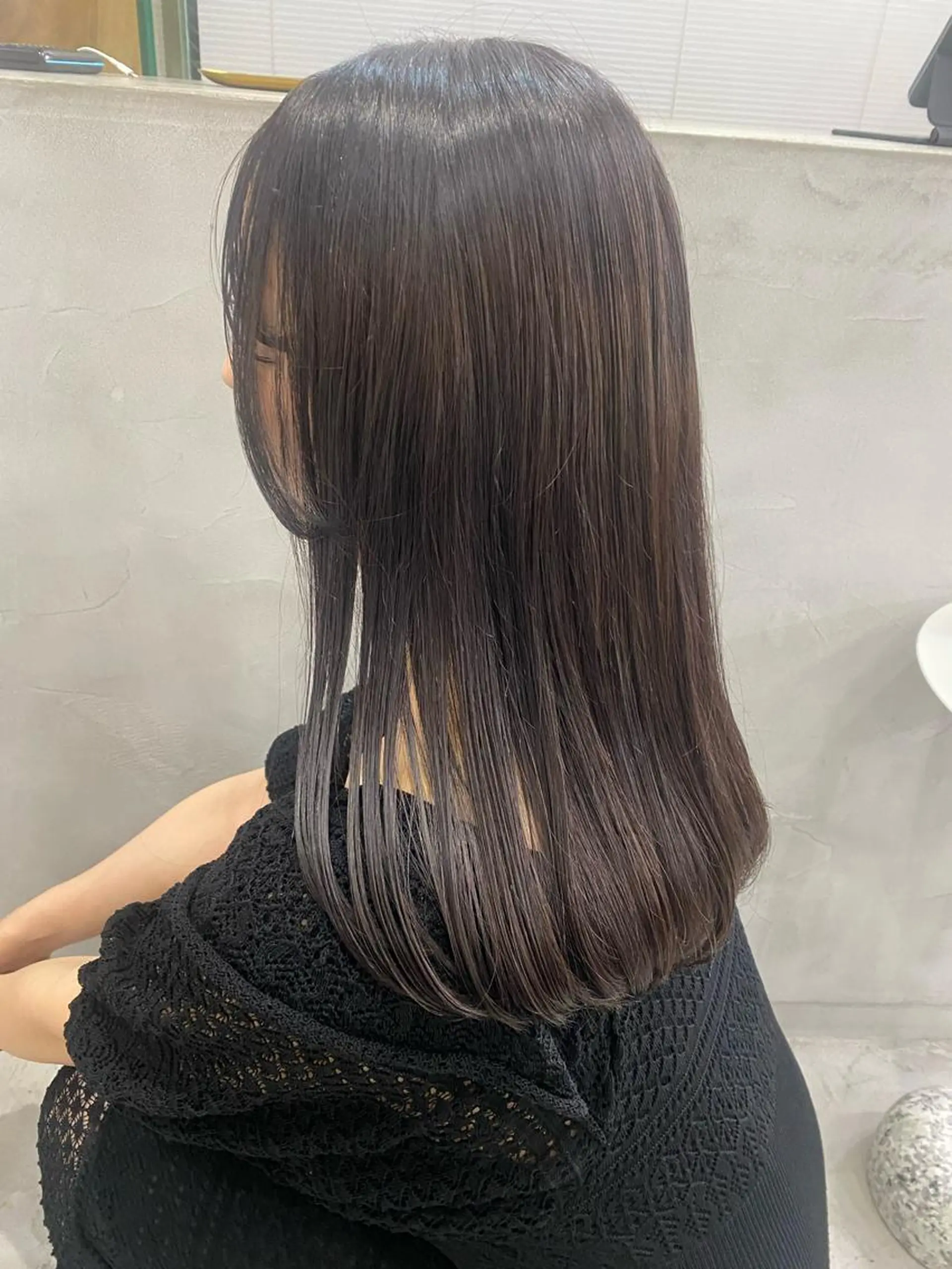 セミロング トリートメント 艶 ケアブリーチ 🎀🩵RISAのヘアスタイル