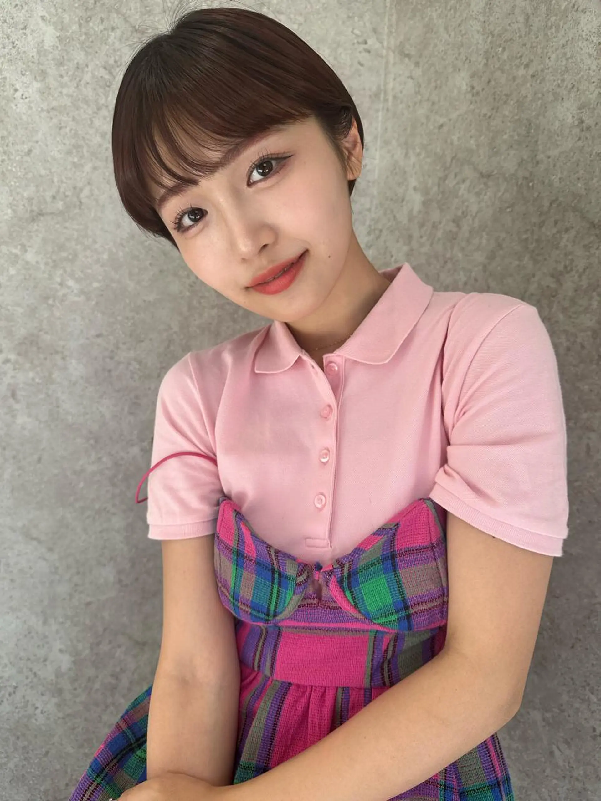 ショート レイヤー／ボブ ／るかのヘアスタイル