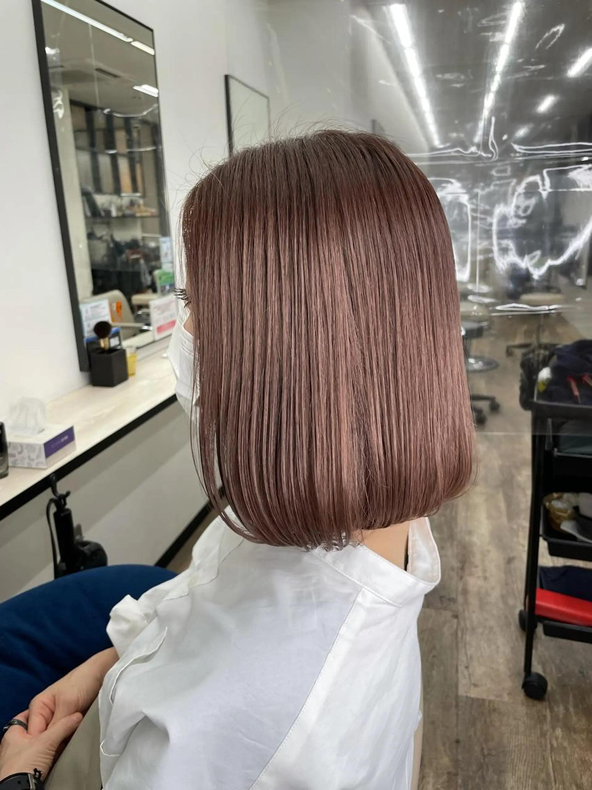 ミディアム カット ヘアカラー トリートメント ヘッドスパ 栄/久屋大通り/韓国 /透明感/横山🩵のヘアスタイル