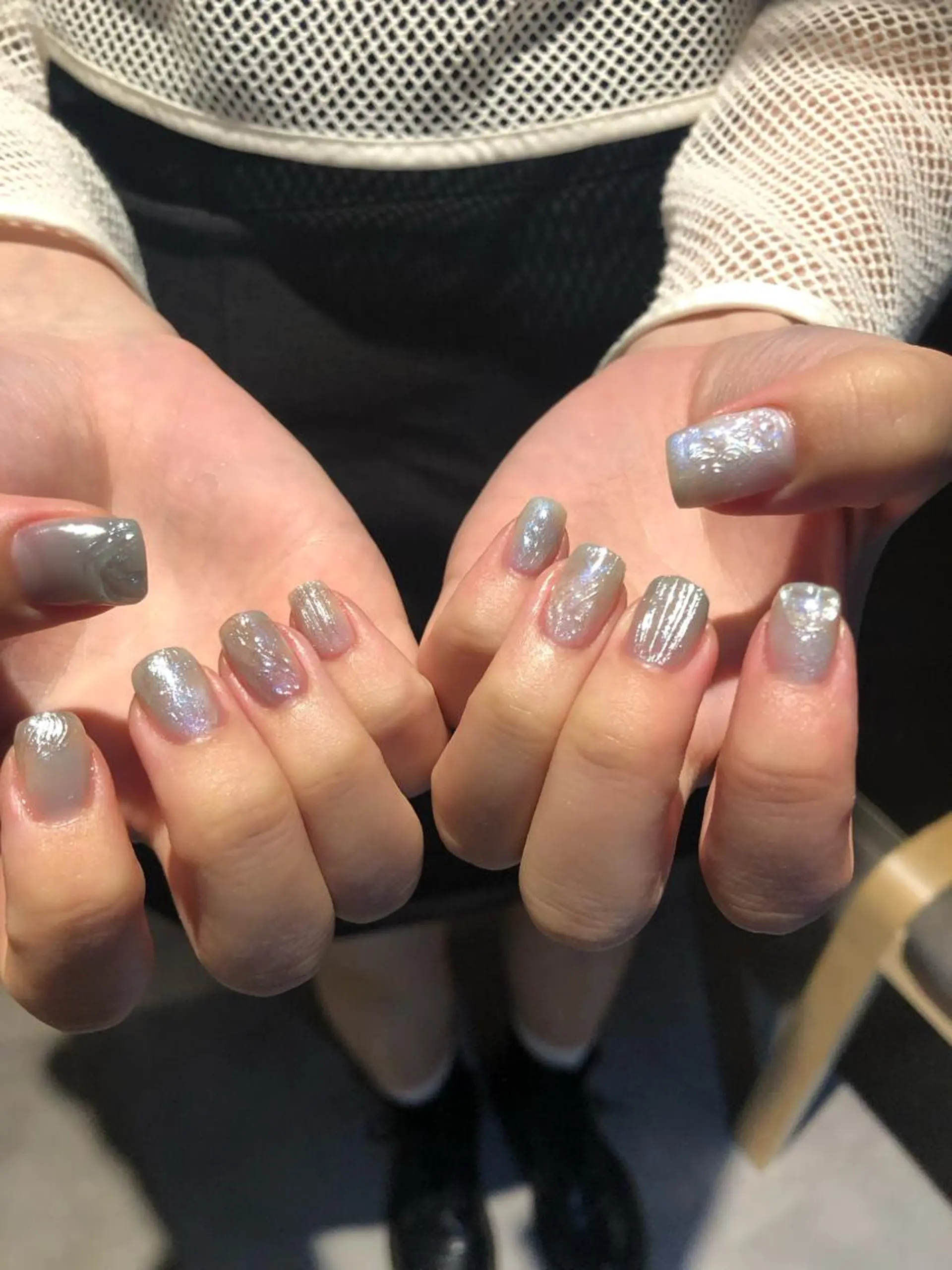 ネイル 氷ネイル・うるうるネイル ハンドネイル muhl by DILL所属・. wakanaのネイルデザイン