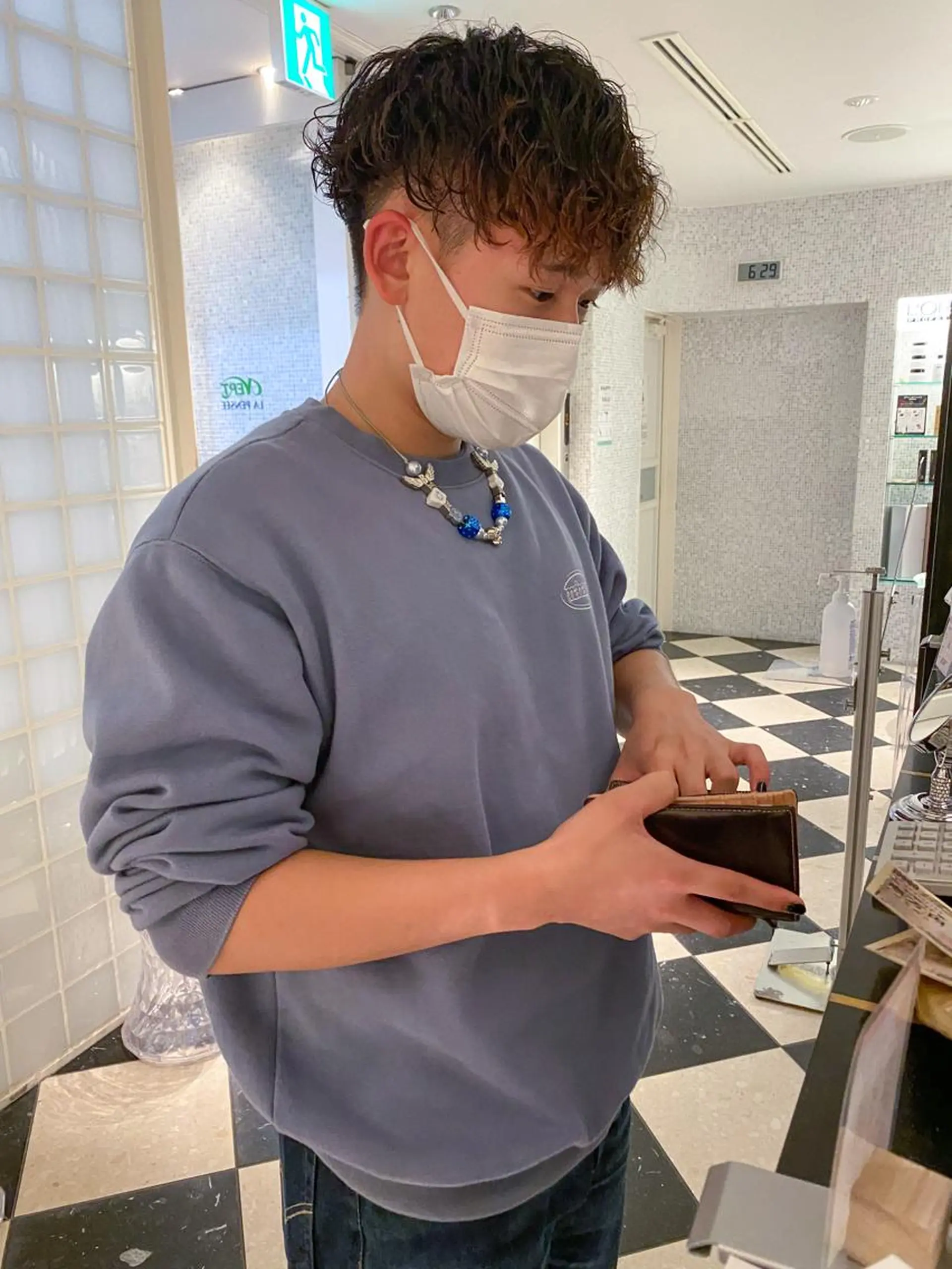 パーマ メンズ メンズ/スパイキー ショート/ミツイのヘアスタイル