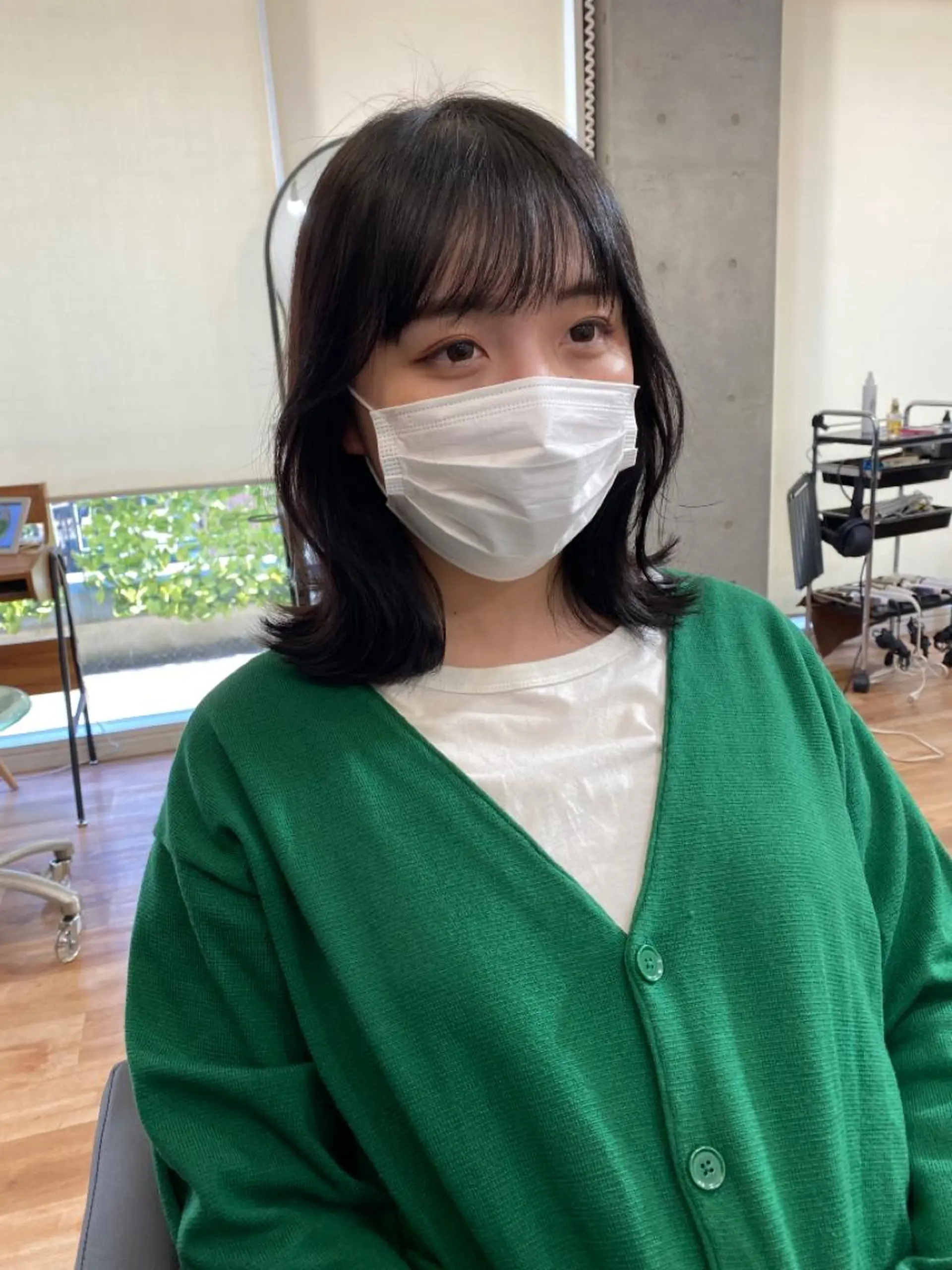 ミディアム くびれヘア 韓国風ヘア レイヤーカット 似合わせレイヤー 🇰🇷荒木洋文のヘアスタイル