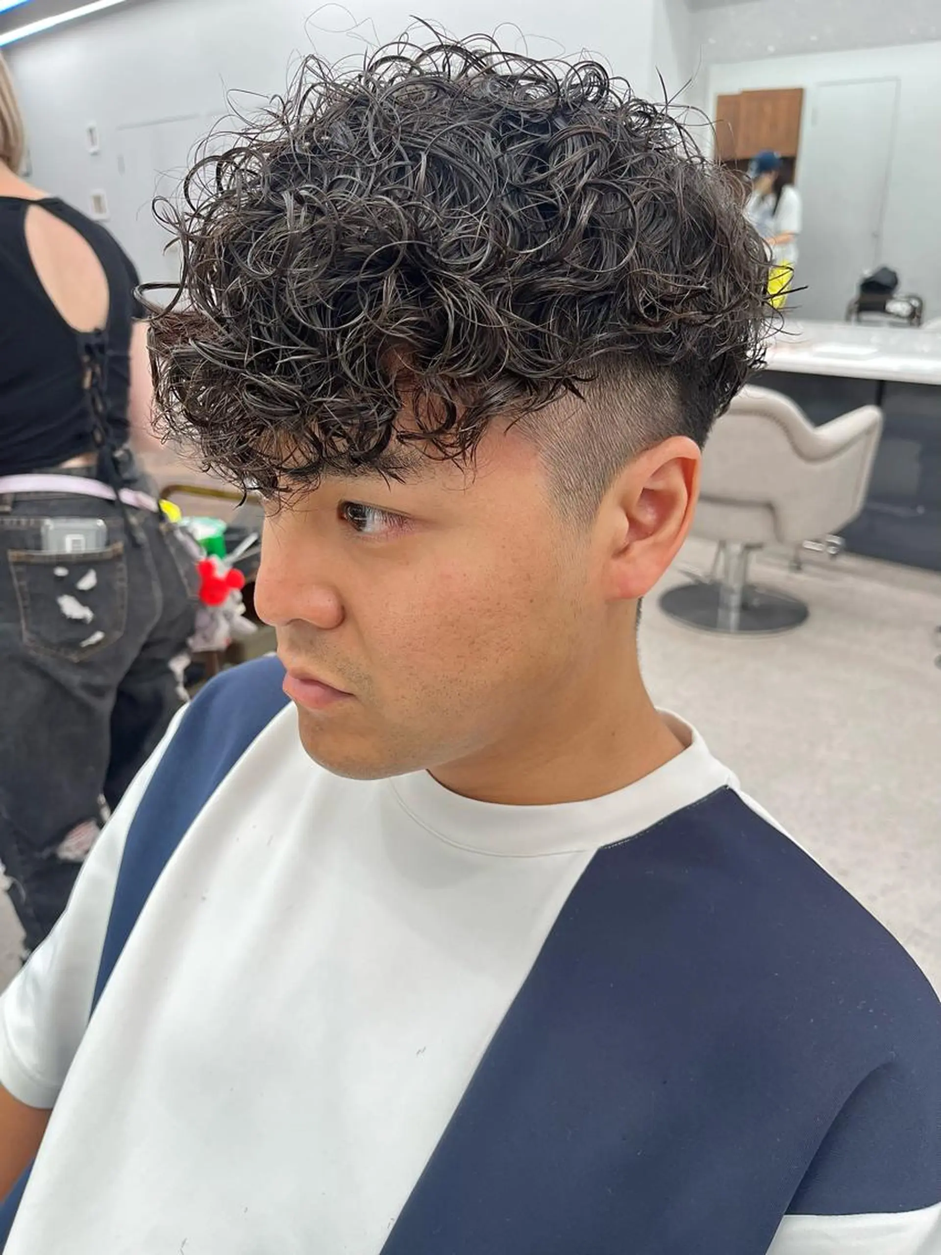 パーマ メンズ カット パーマ 🍐シャドウパーマ メンズ特化/守岡🍐のヘアスタイル