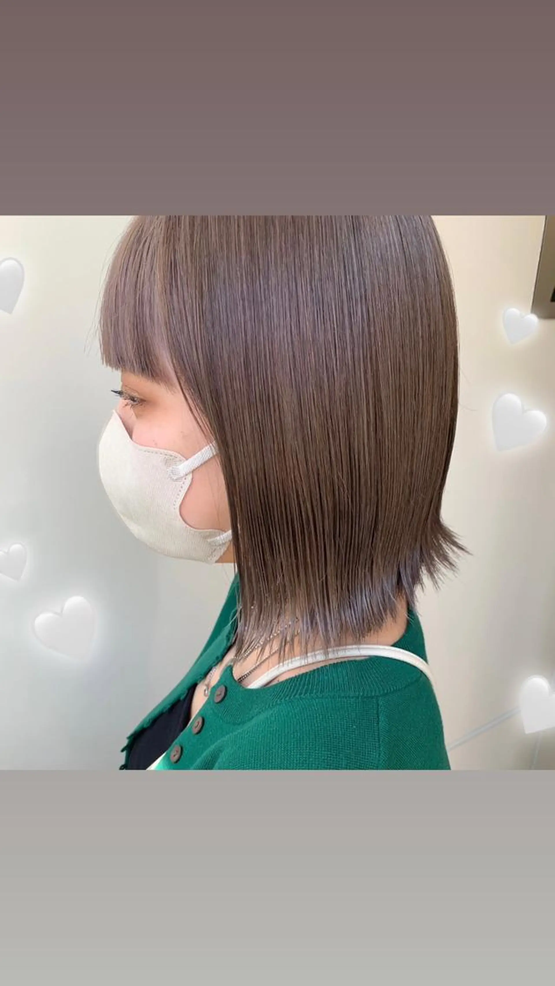ミディアム カラー ヘアカラー エクステ指名数 No.1💖ゆい🌈のヘアスタイル