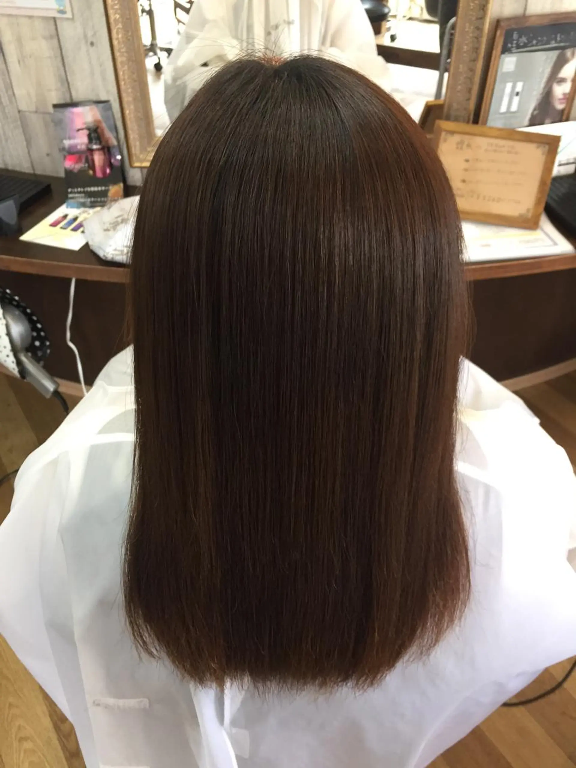 パーマ 縮毛矯正 縮毛矯正 中山 ルミ子のヘアスタイル