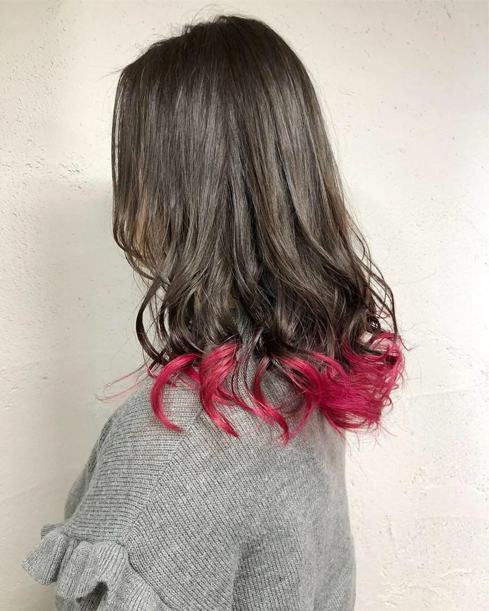 セミロング カラー ヘアアレンジ 【池袋/スパイキー ショート】ⓝⓘⓜⓤのヘアスタイル