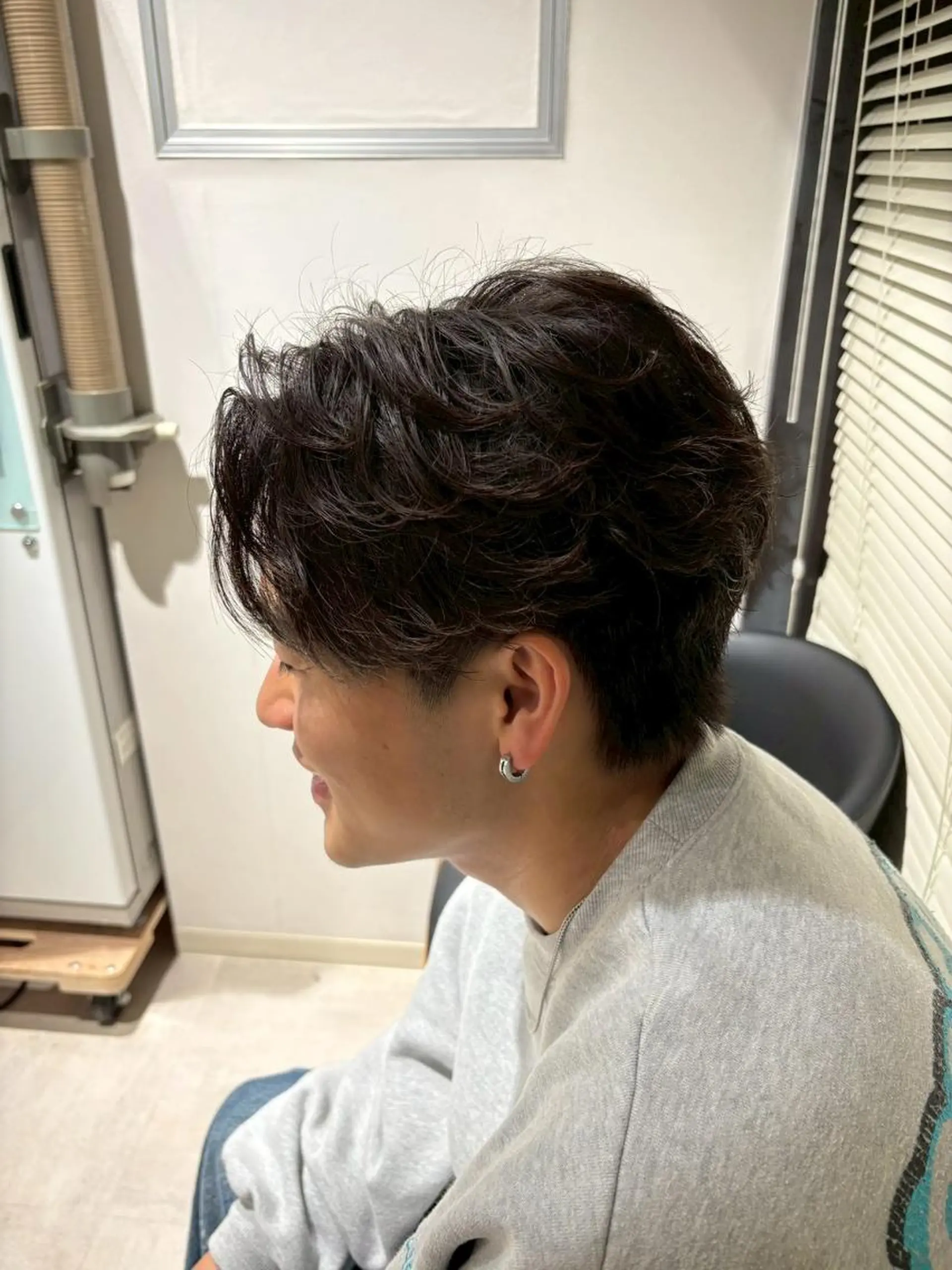 ミディアム ミディアムパーマ カット パーマ ⭐️N° blao 名古屋栄【髪質改善】のヘアスタイル
