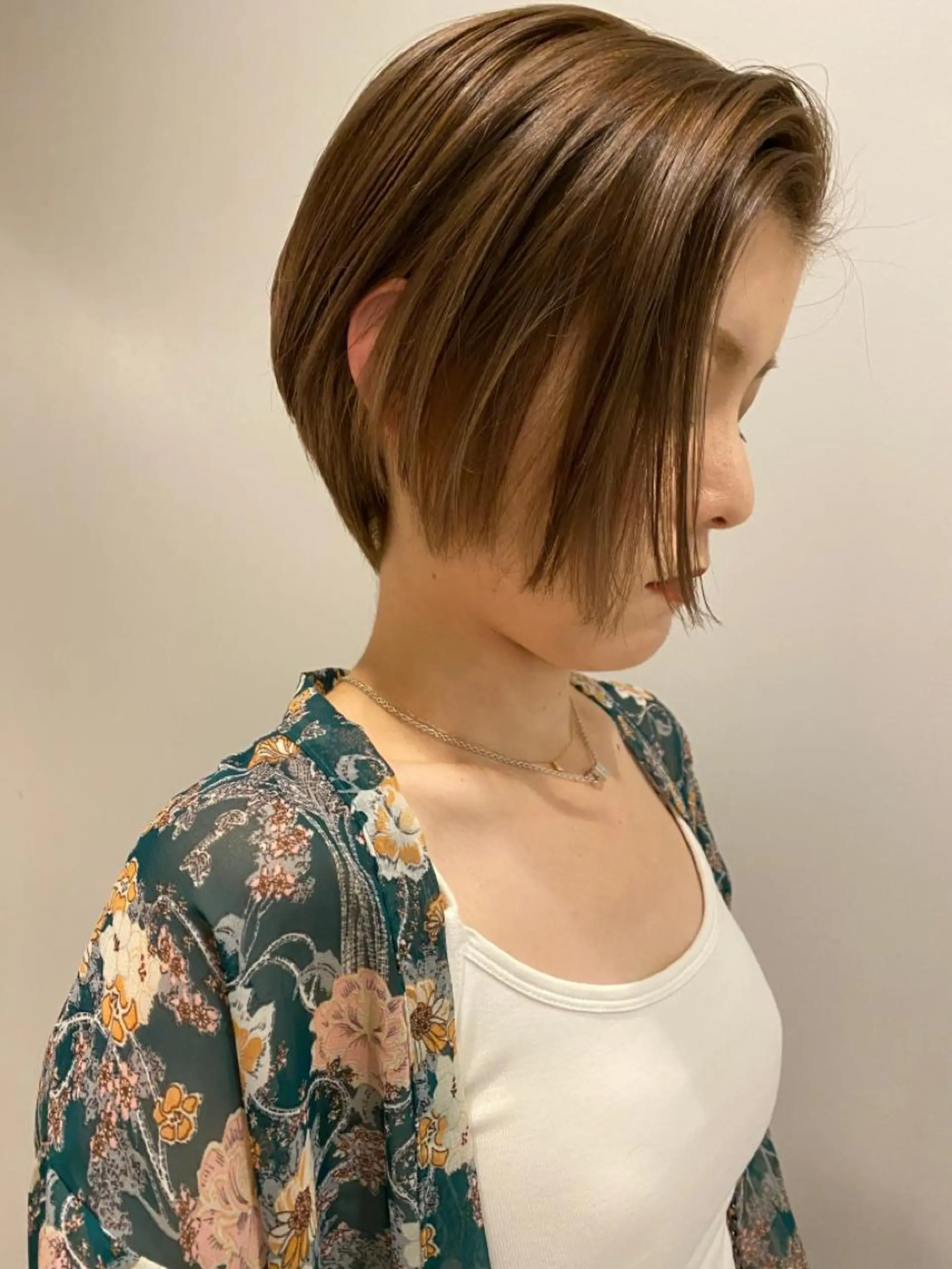 ショート カラー ヨシモトリョウ 髪質改善/美髪のヘアスタイル