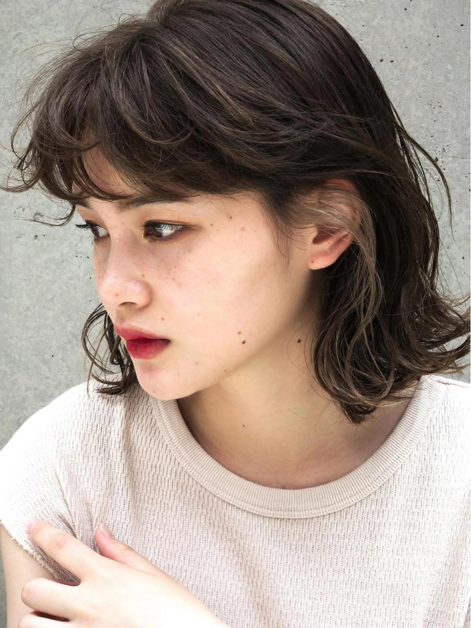 ショート カラー カット ヘアカラー トリートメント 一ノ瀬 暁のヘアスタイル