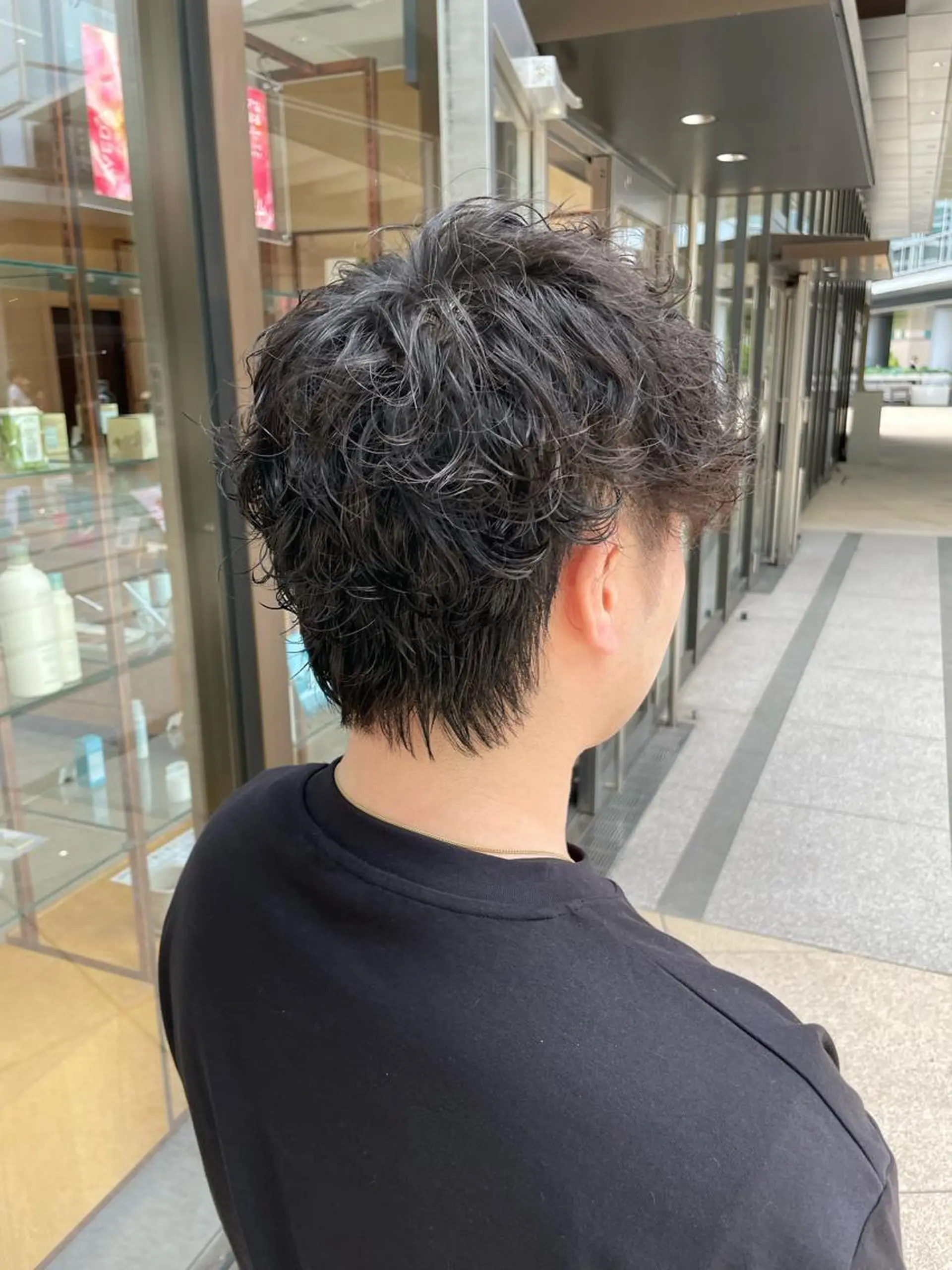 パーマ 箭内葉月/メンズ👔 ワンカールパーマのヘアスタイル