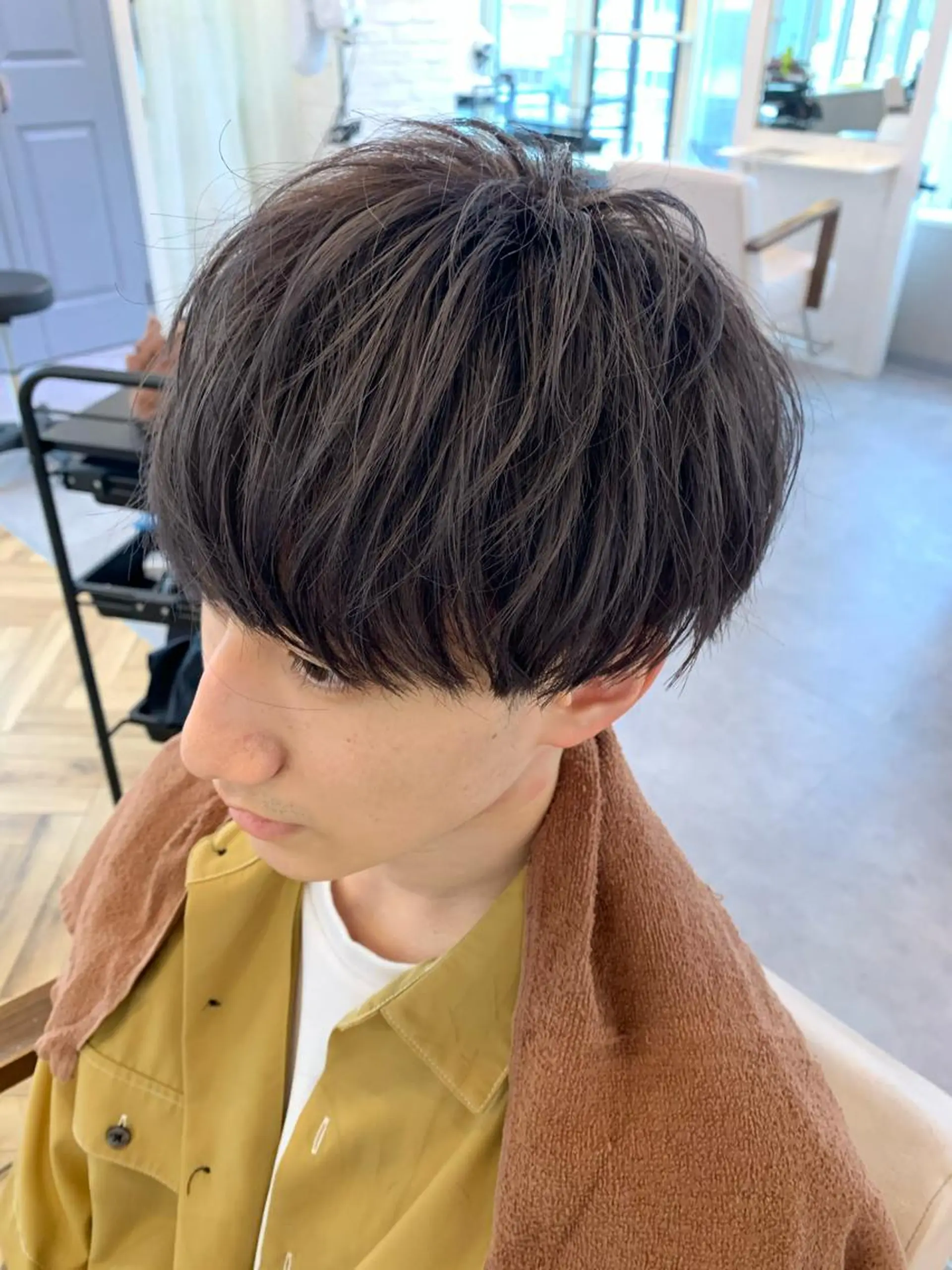 ミディアム カラー メンズ 美髪矯正・髪質改善 【中村吉孝】のヘアスタイル