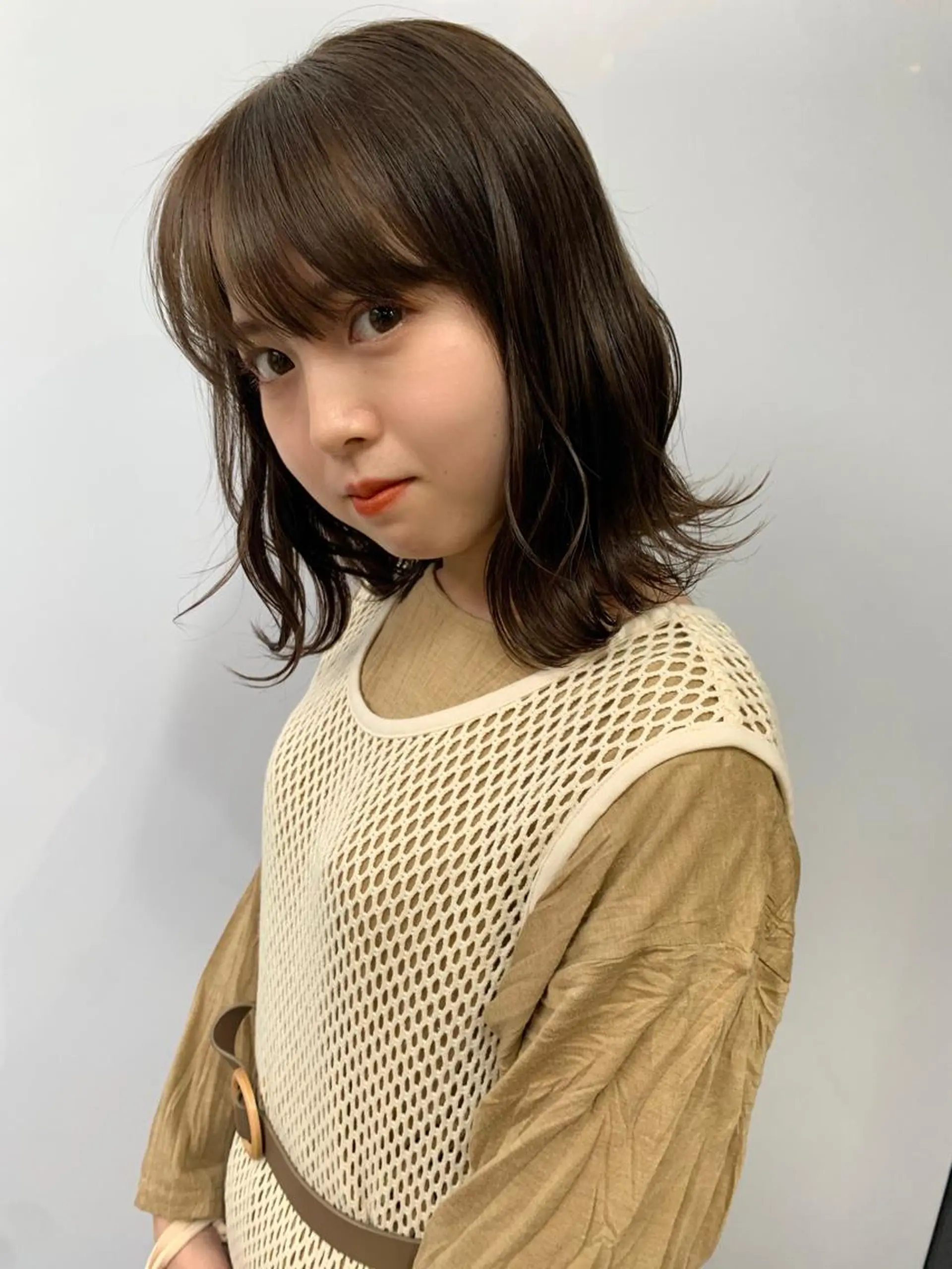 ミディアム カラー ヘアカラー 🎀taro ブリーチなしカラーのヘアスタイル