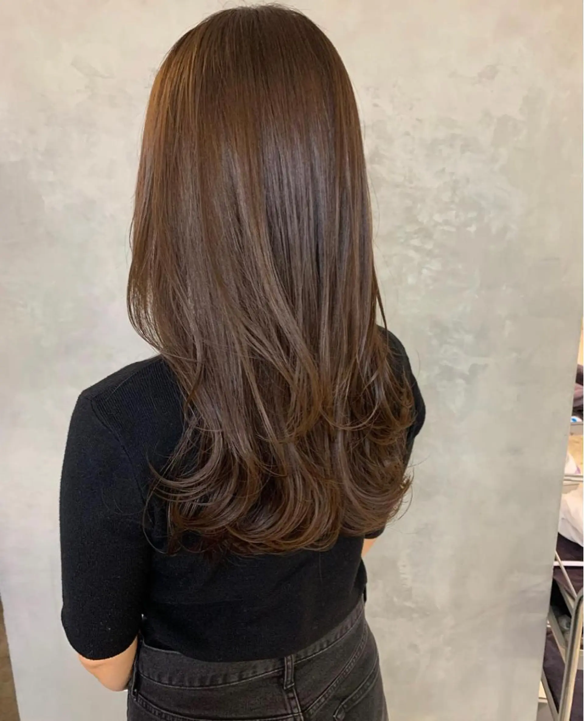 セミロング カラー ブラウンカラー レイヤーカット カット ヘアカラー トリートメント 似合わせ特化🌷 kasumiのヘアスタイル