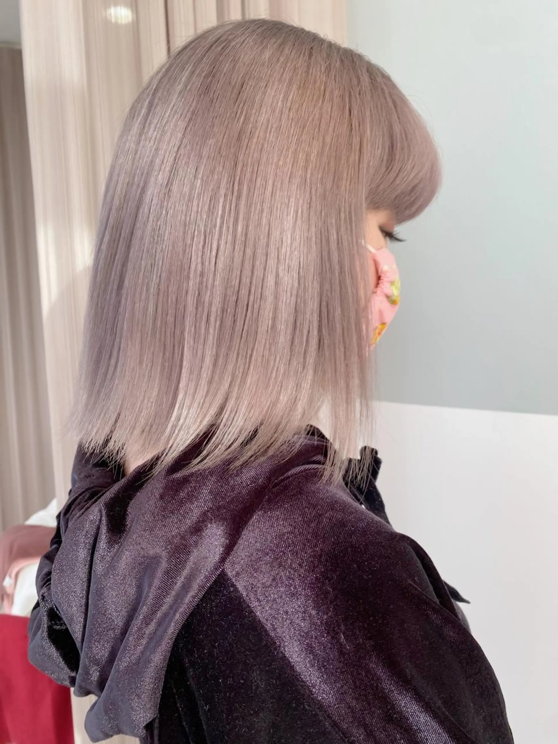 セミロング カラー 艶髪/モテヘア🎀 MIHOのヘアスタイル