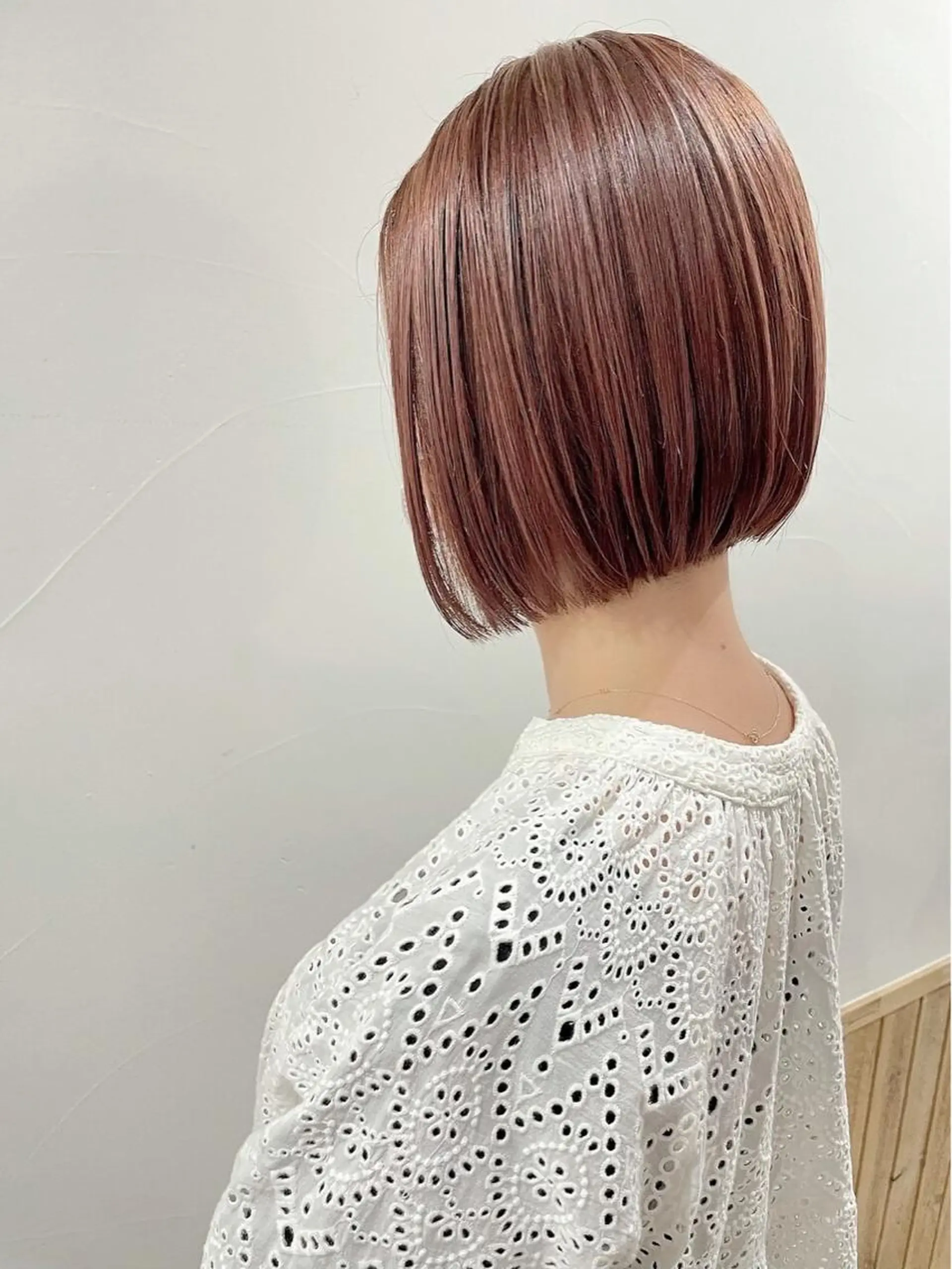 ショート カラー ボブ カット ヘアカラー トリートメント ヘアセット 吉田裕太/ハイライト ダブルカラーのヘアスタイル