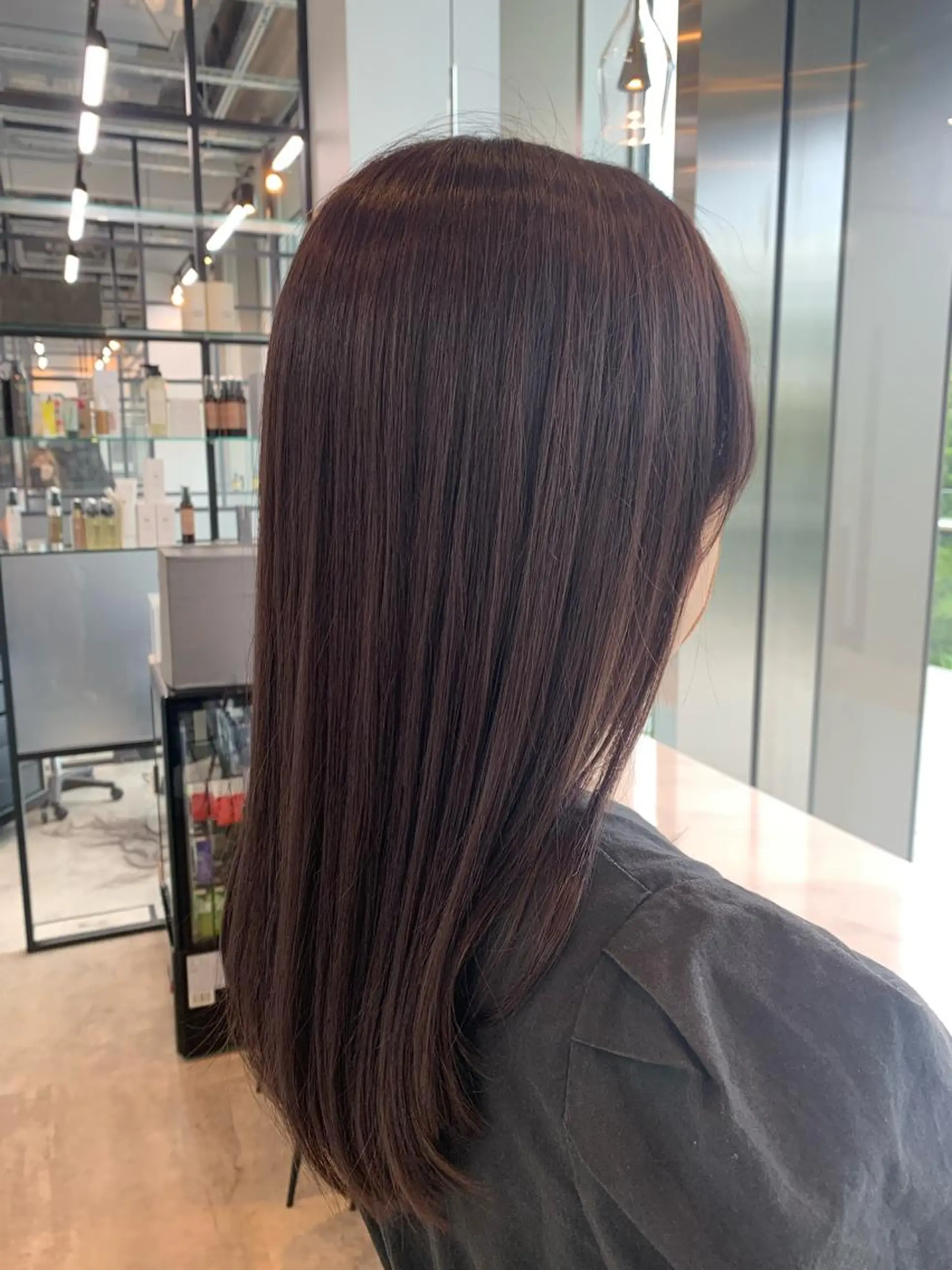 ロング カラー 韓国レイヤー✨ yasuko銀座のヘアスタイル