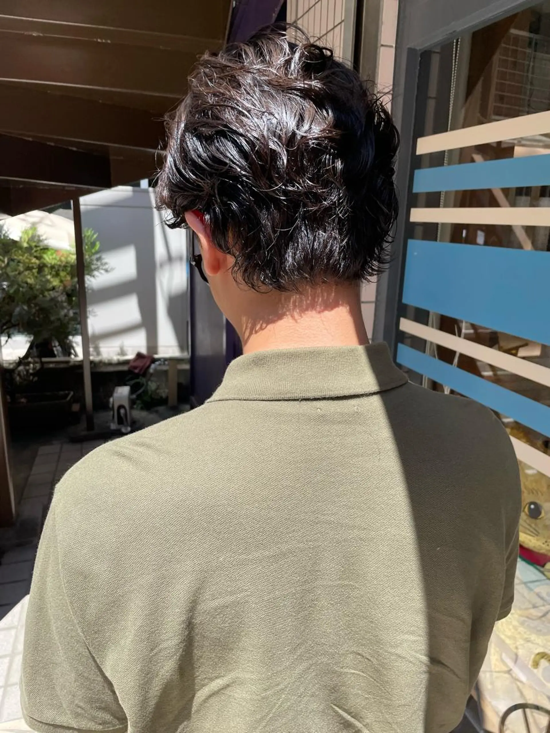 パーマ メンズ あずまぐち めぐみのヘアスタイル