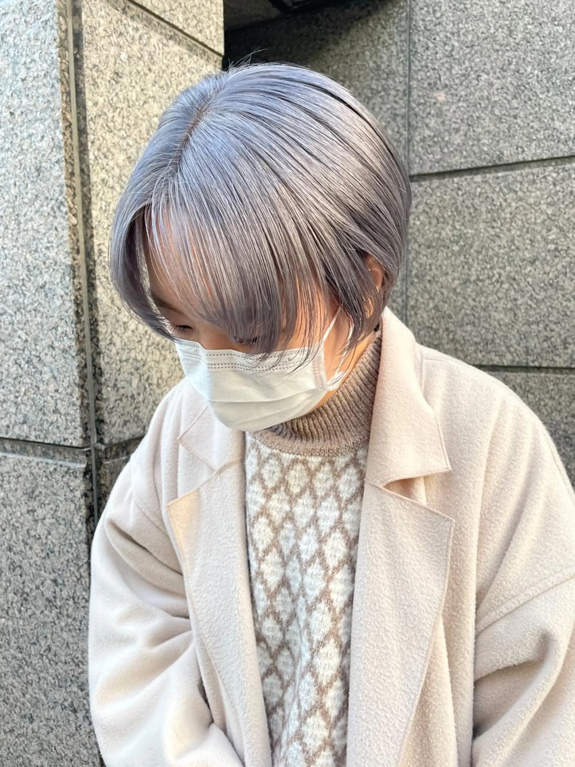 ショート カラー 韓国風ヘア ショートヘア Masena所属・💎韓国風レイヤー /ボブ💎Namiのヘアスタイル