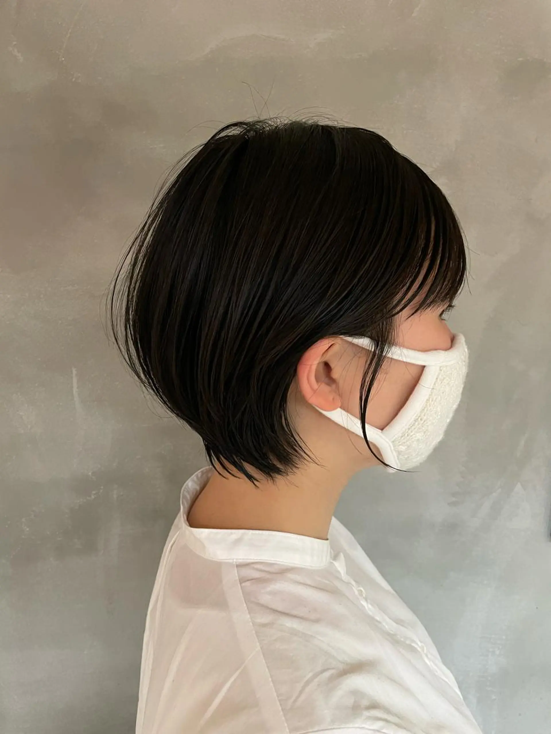 ショート カラー ショートボブ ボブ くびれヘア ショートヘア お悩み解決カット& パーマ。お任せ下さいのヘアスタイル