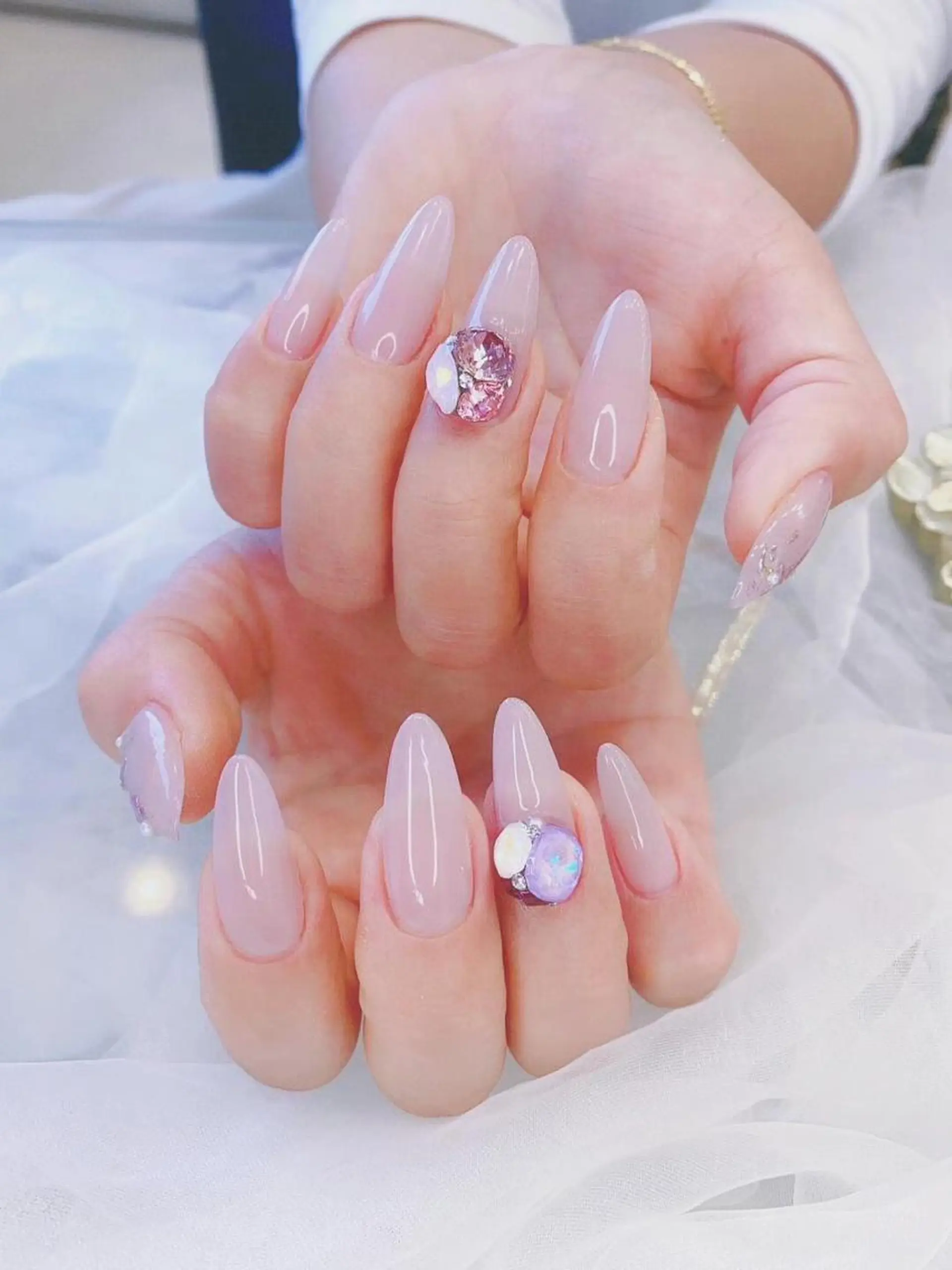 ネイル アートネイル シンプルネイル ワンホンネイル Babarla　Nail　Salon所属・babarla Nailのネイルデザイン