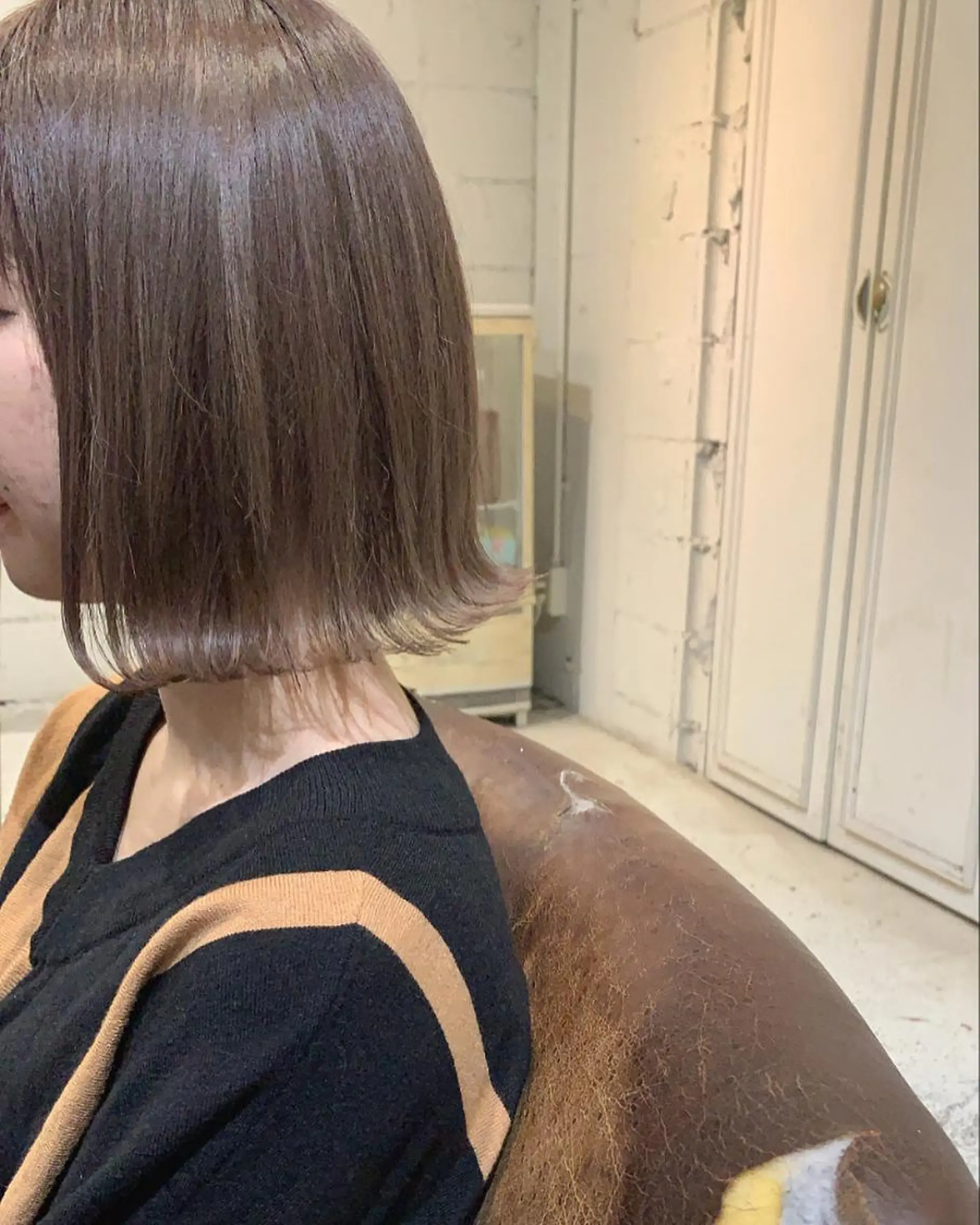 ミディアム ヘアカラー トリートメント ダブルカラー/透明感 💈JUNYA💈のヘアスタイル