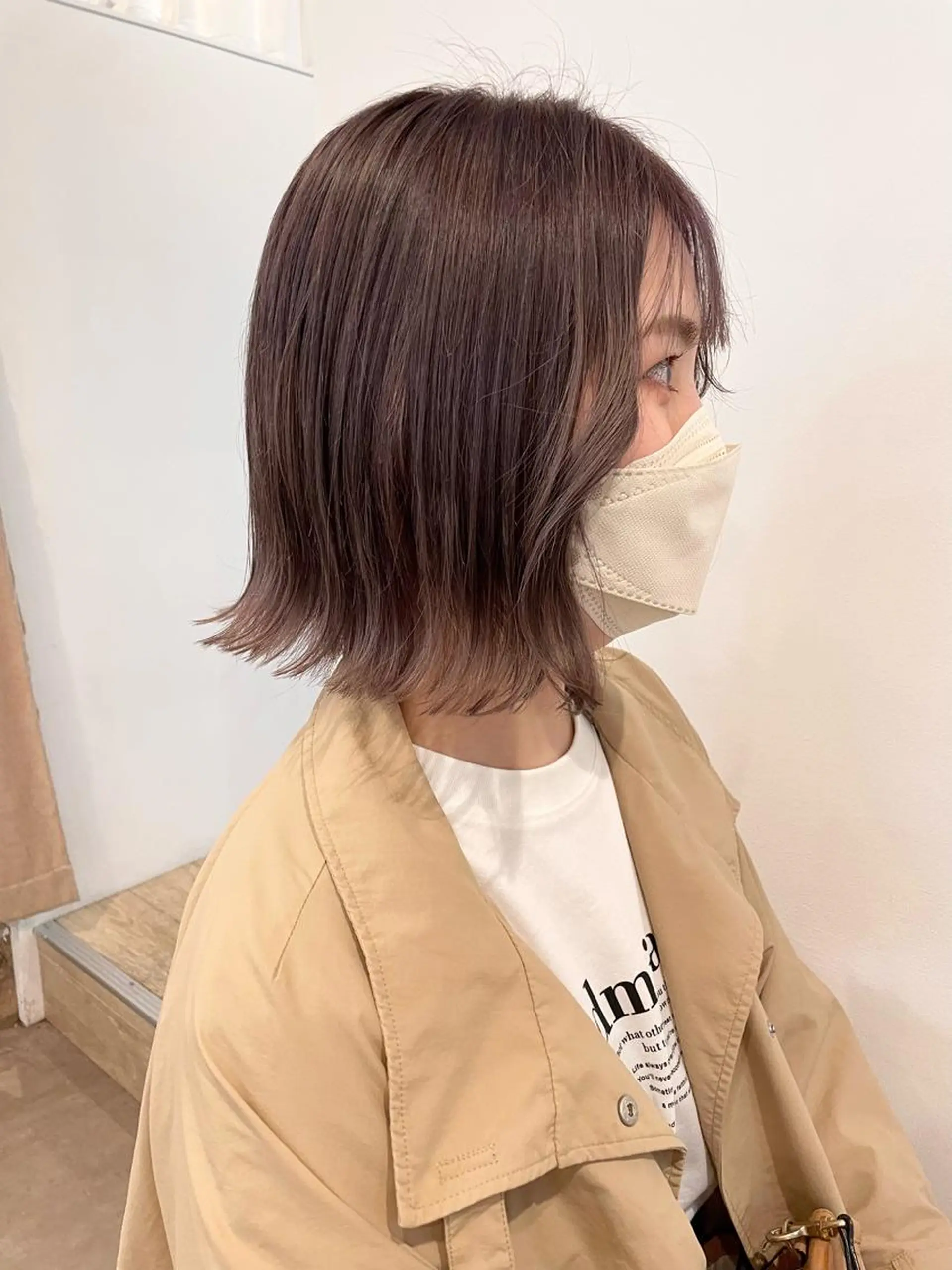 ミディアム カラー 佐藤 永夏のヘアスタイル