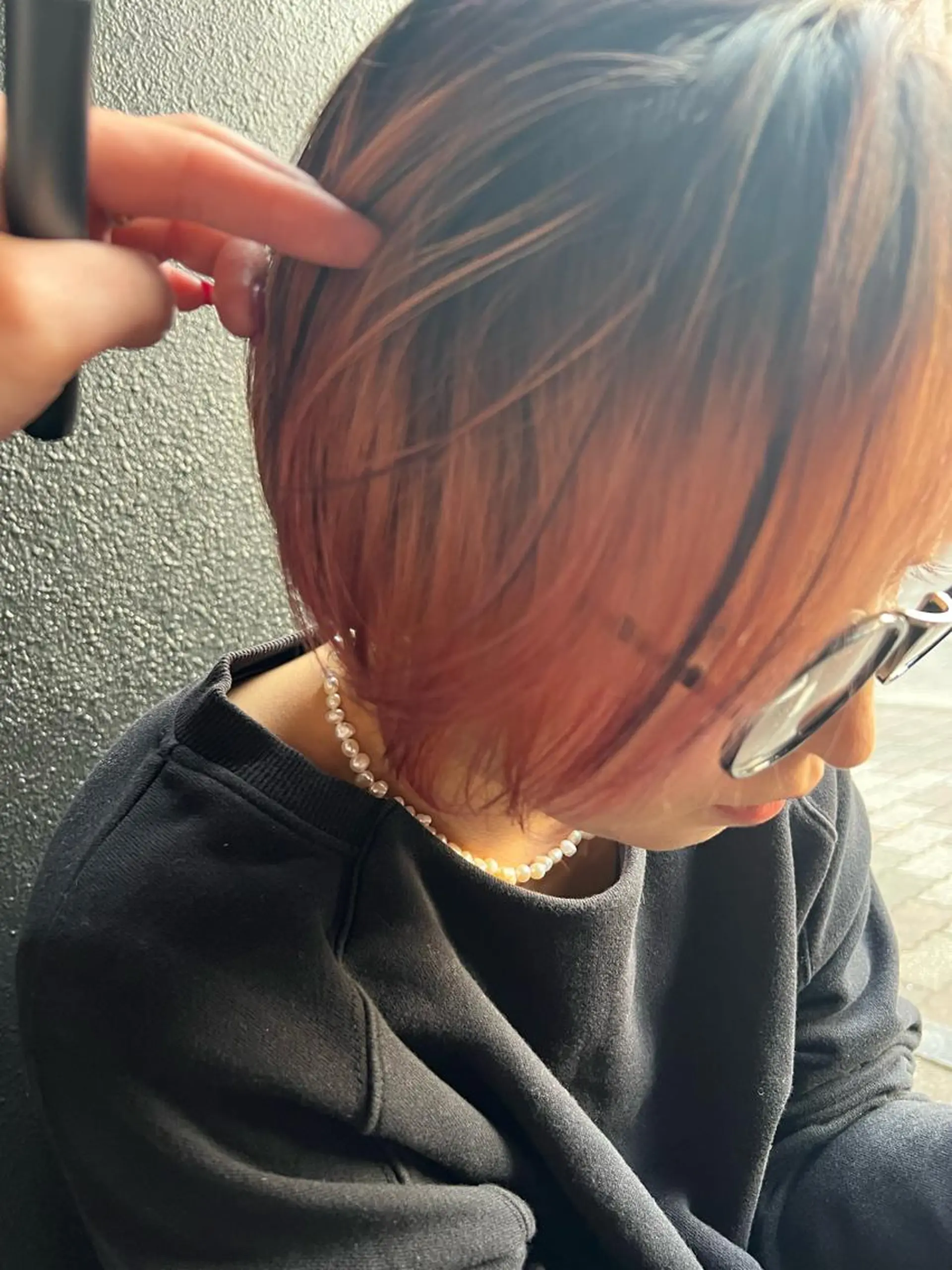 ショート ヘアカラー トリートメント ハイトーン/ ダブルカラー/透明感のヘアスタイル