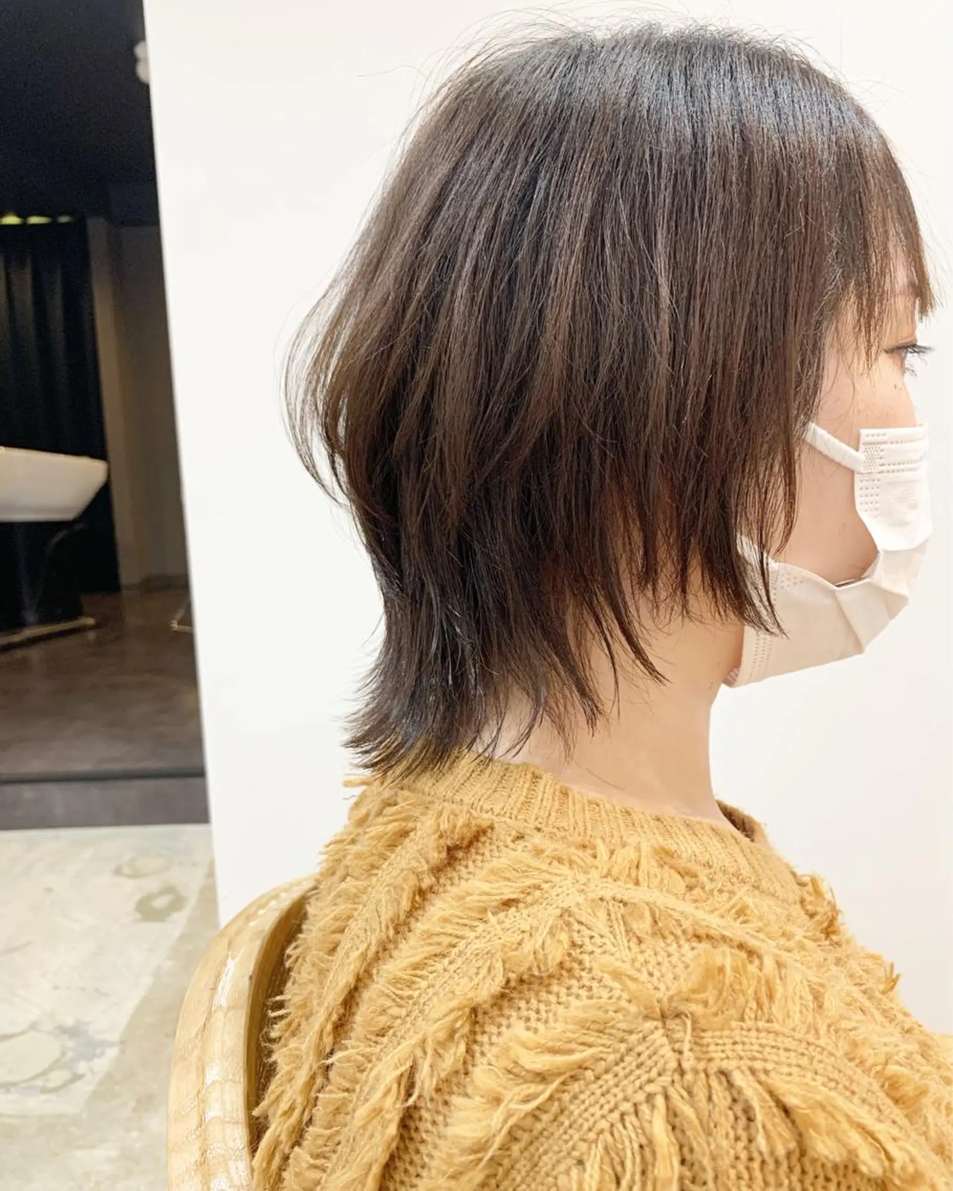 ミディアム ウルフカット ショート&ボブ井上 菜樹のヘアスタイル