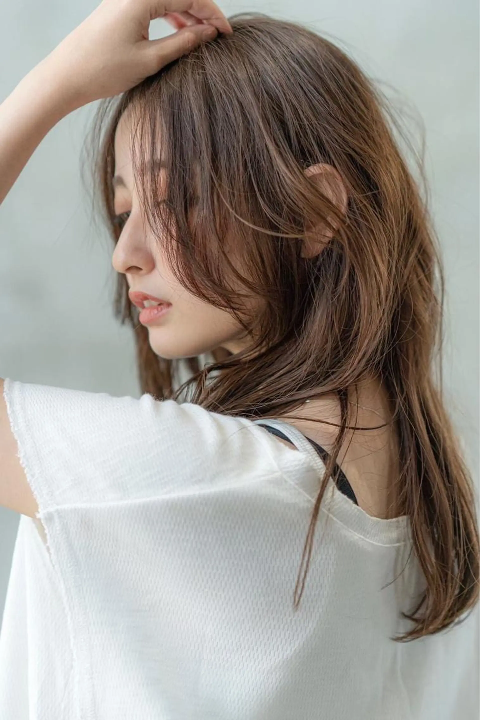 セミロング カラー カット ヘアカラー トリートメント 🉐レイヤー/塩見 弘樹🉐渋谷のヘアスタイル