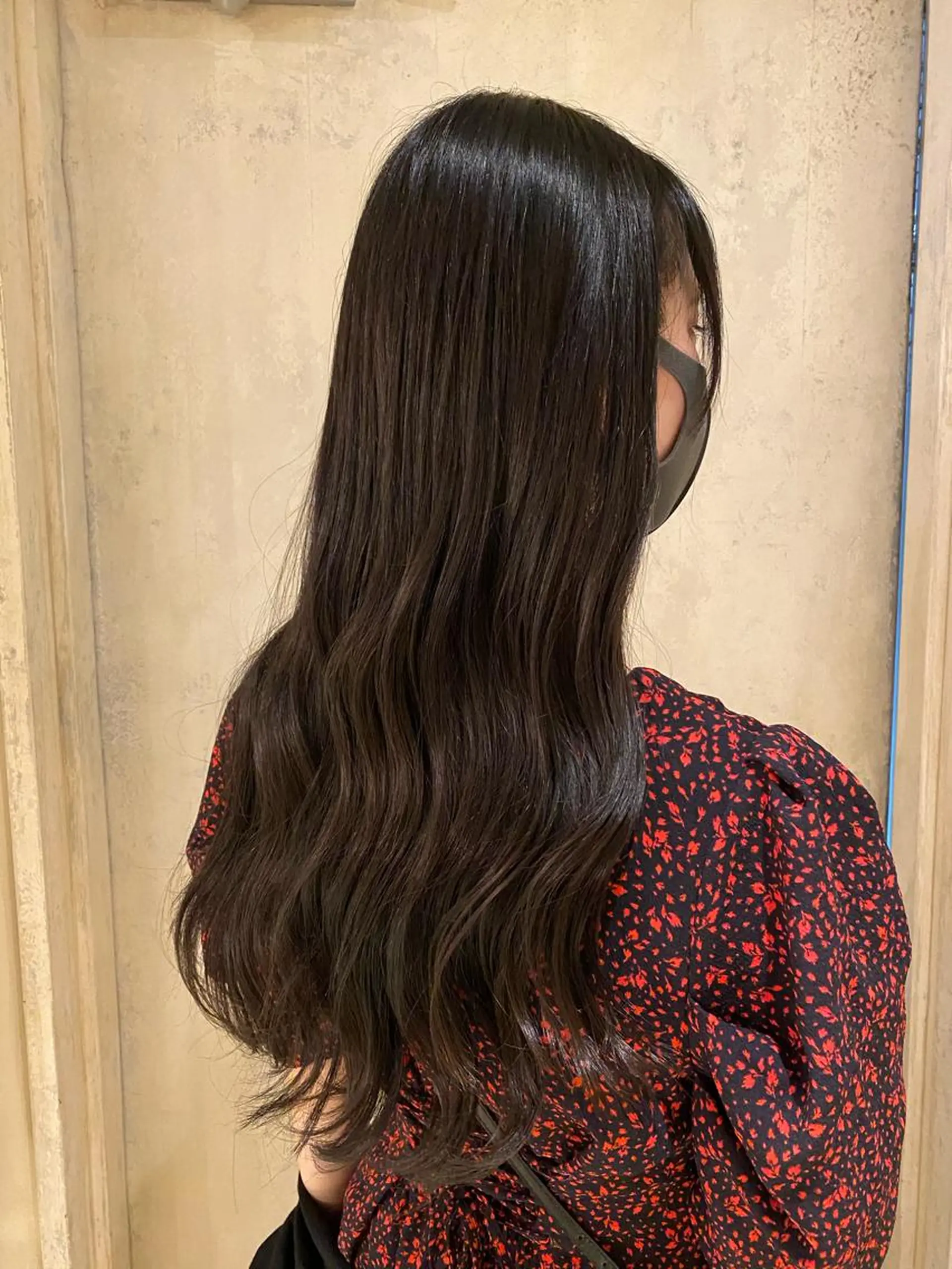 ロング カット ヘアカラー トリートメント 縮毛矯正×ボブ💎 髪質改善/木下のヘアスタイル