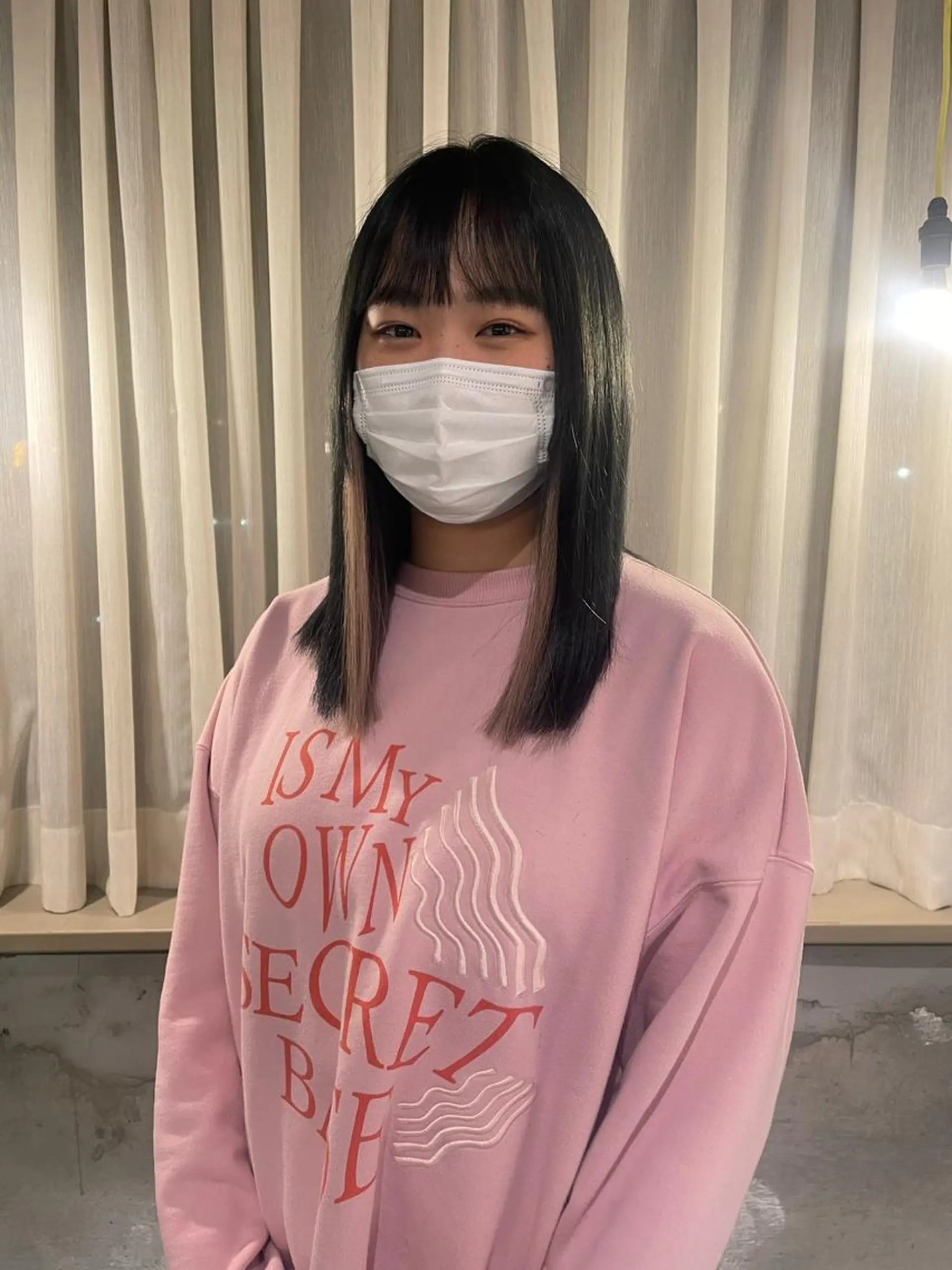 ミディアム カラー エクステ エクステ 海外レイヤー /NAGISAのヘアスタイル