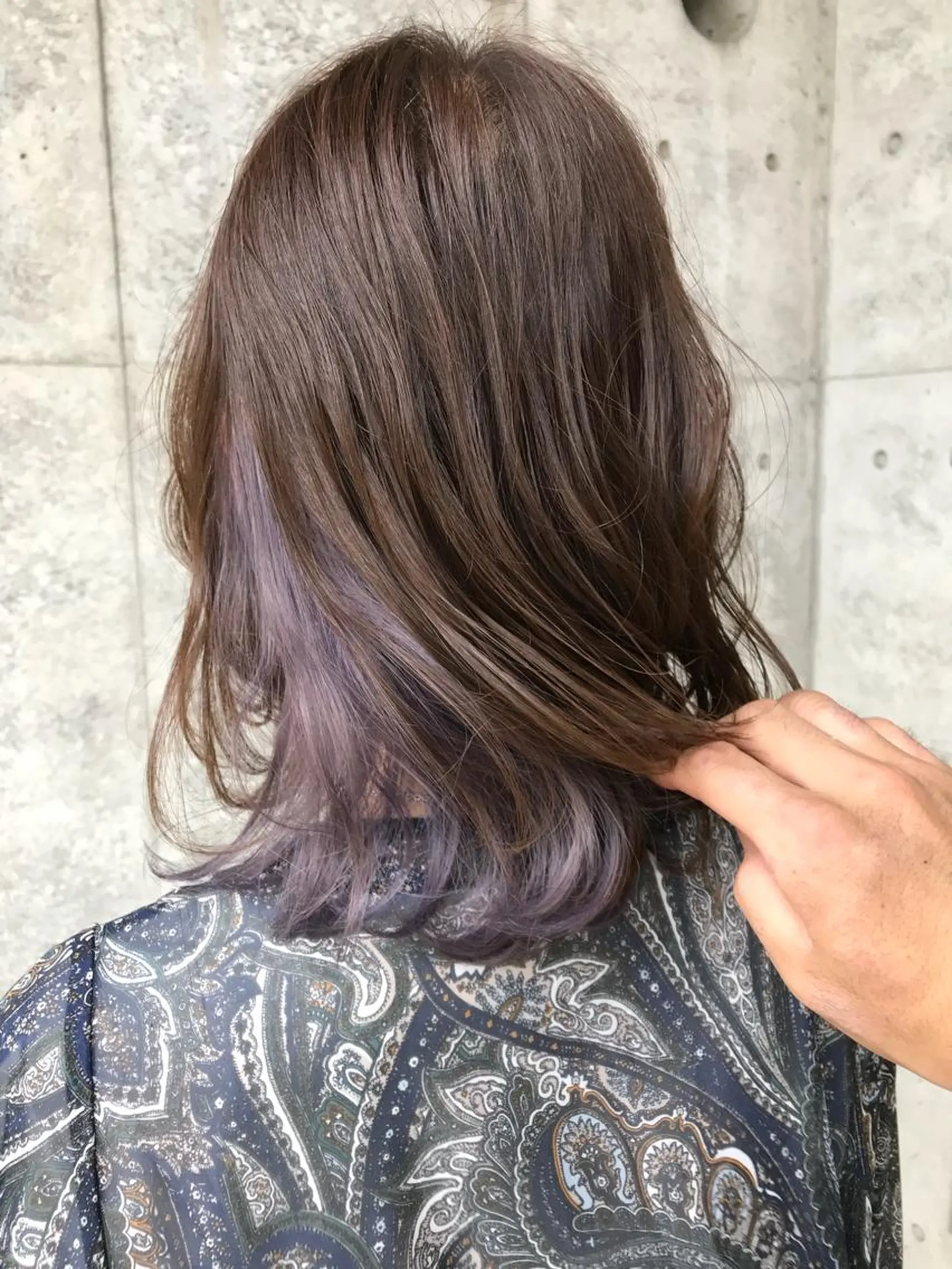 ミディアム カラー 及川 光のヘアスタイル