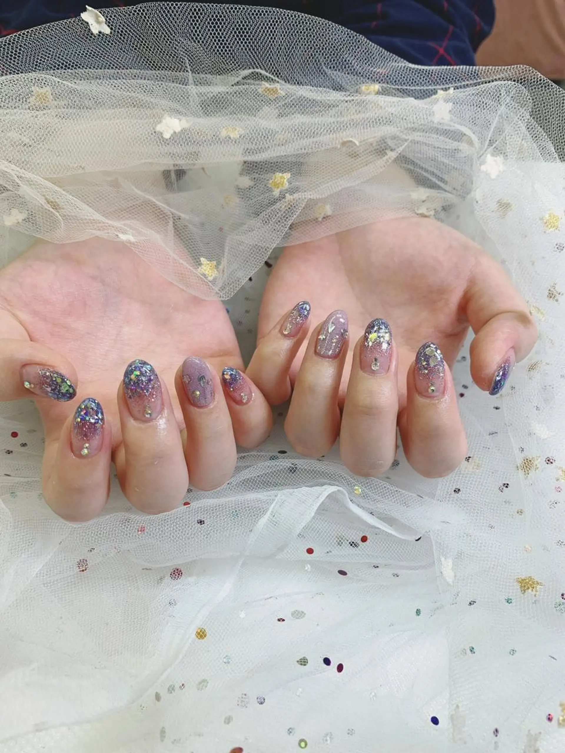 ネイル 🦋ネイルサロン ブラン🌈ゆりのネイルデザイン