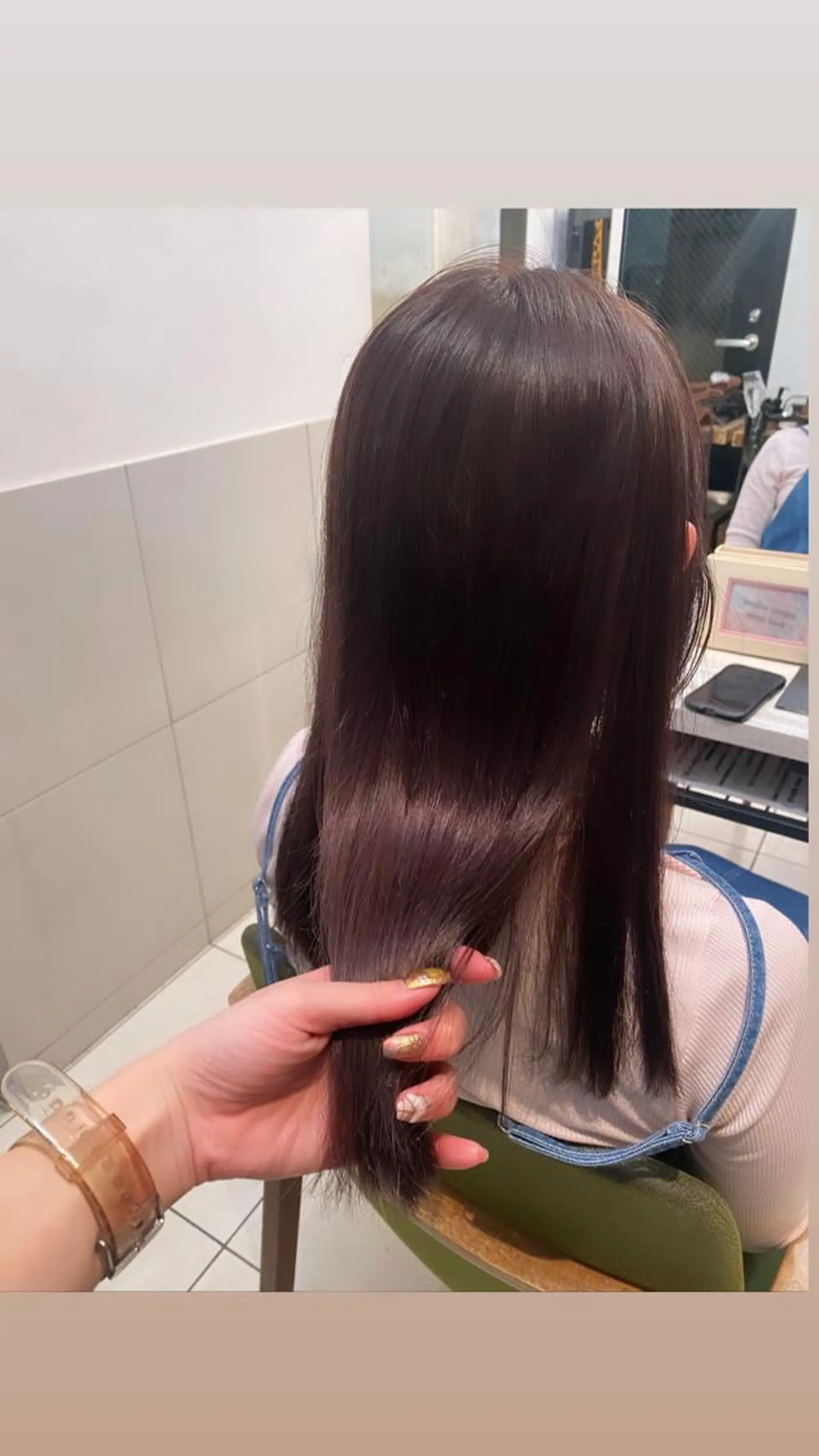 ロング カラー ラベンダーカラー ヘアカラー トリートメント 袴着付け予約受付中/ 渡辺奈緒のその他イメージ