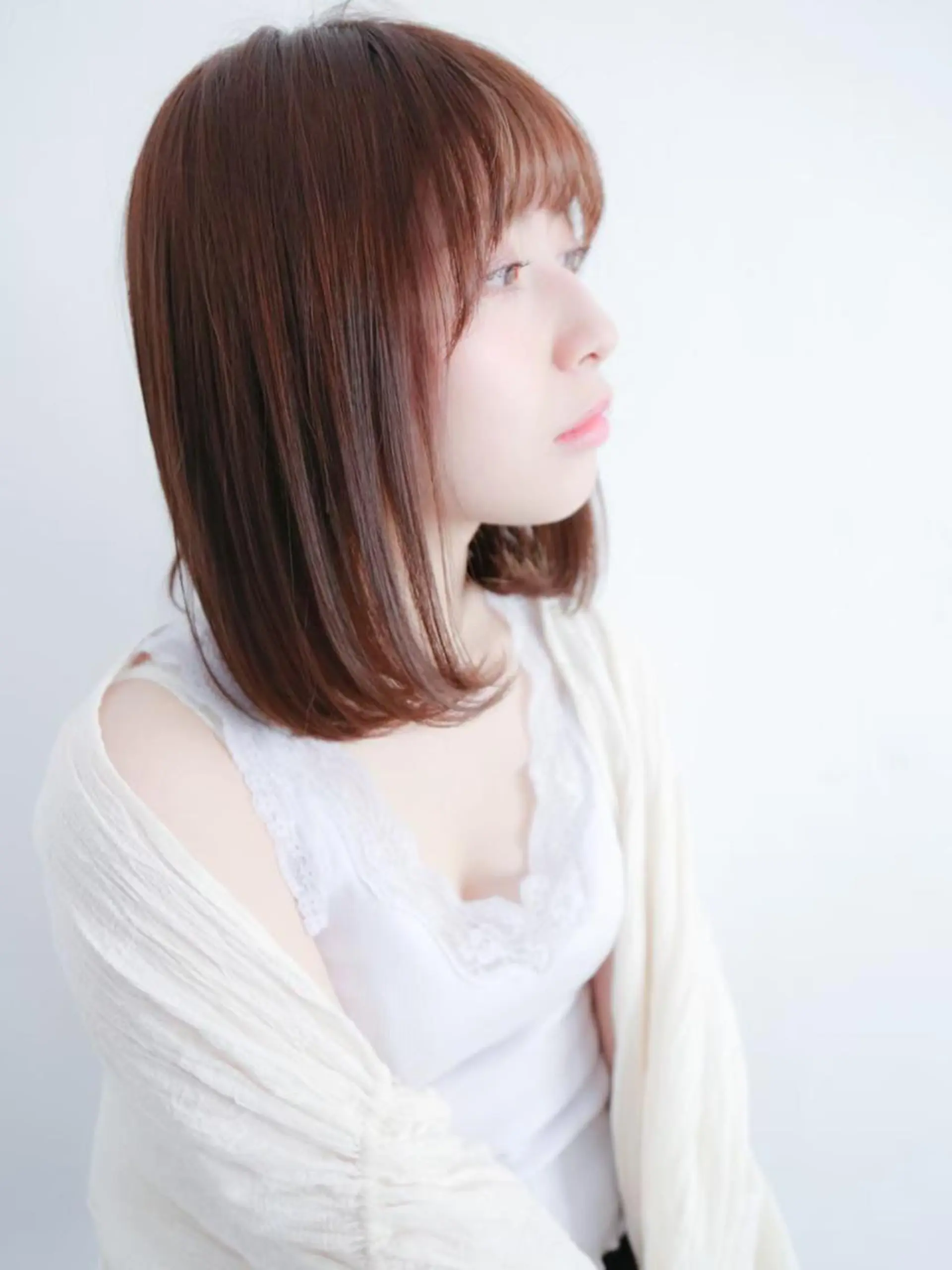 ミディアム カラー 高橋友里亜 /フリーランスのヘアスタイル