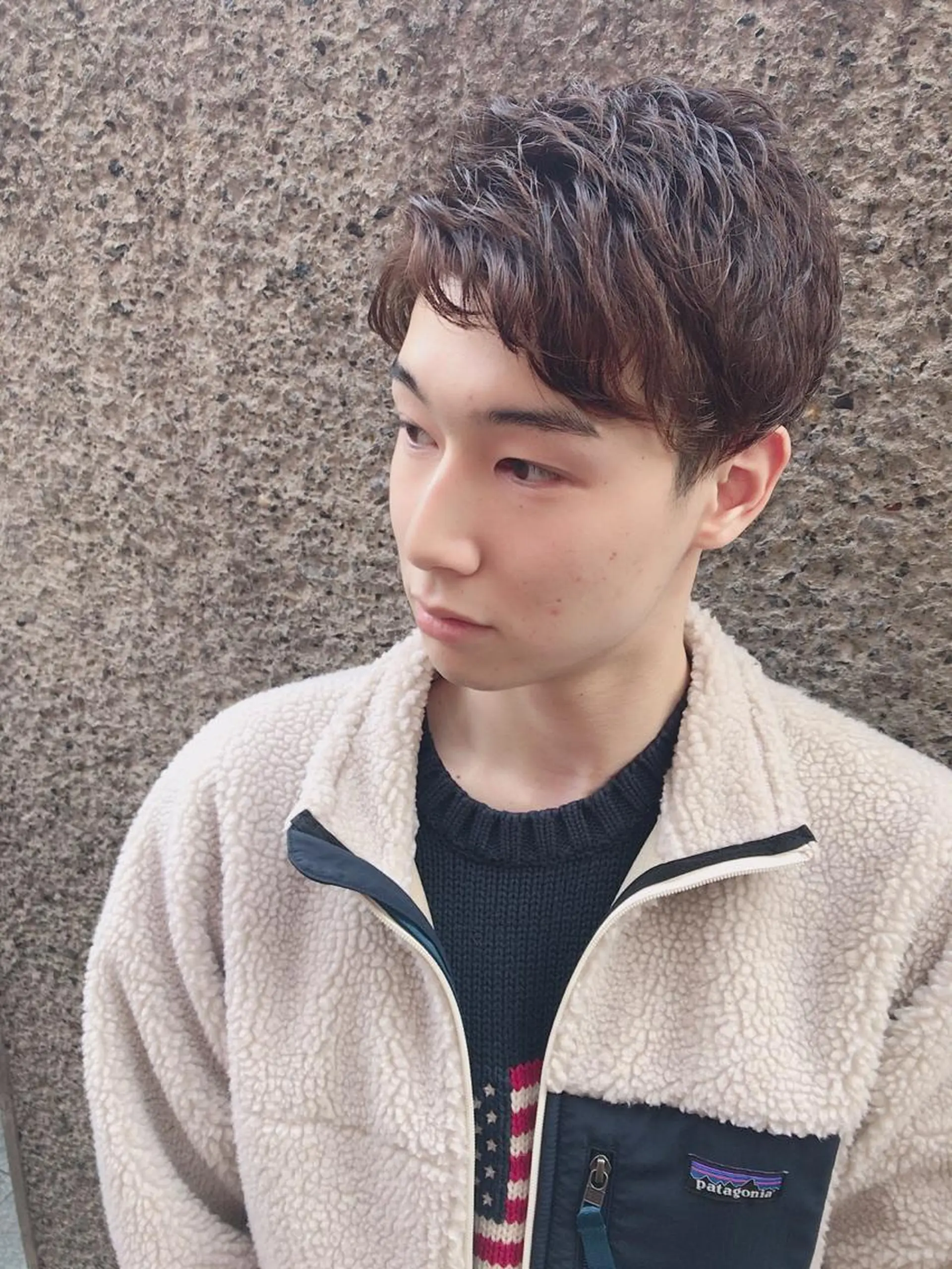 ショート カラー パーマ ヘアアレンジ メンズ カット ヘアカラー ちこ .のヘアスタイル