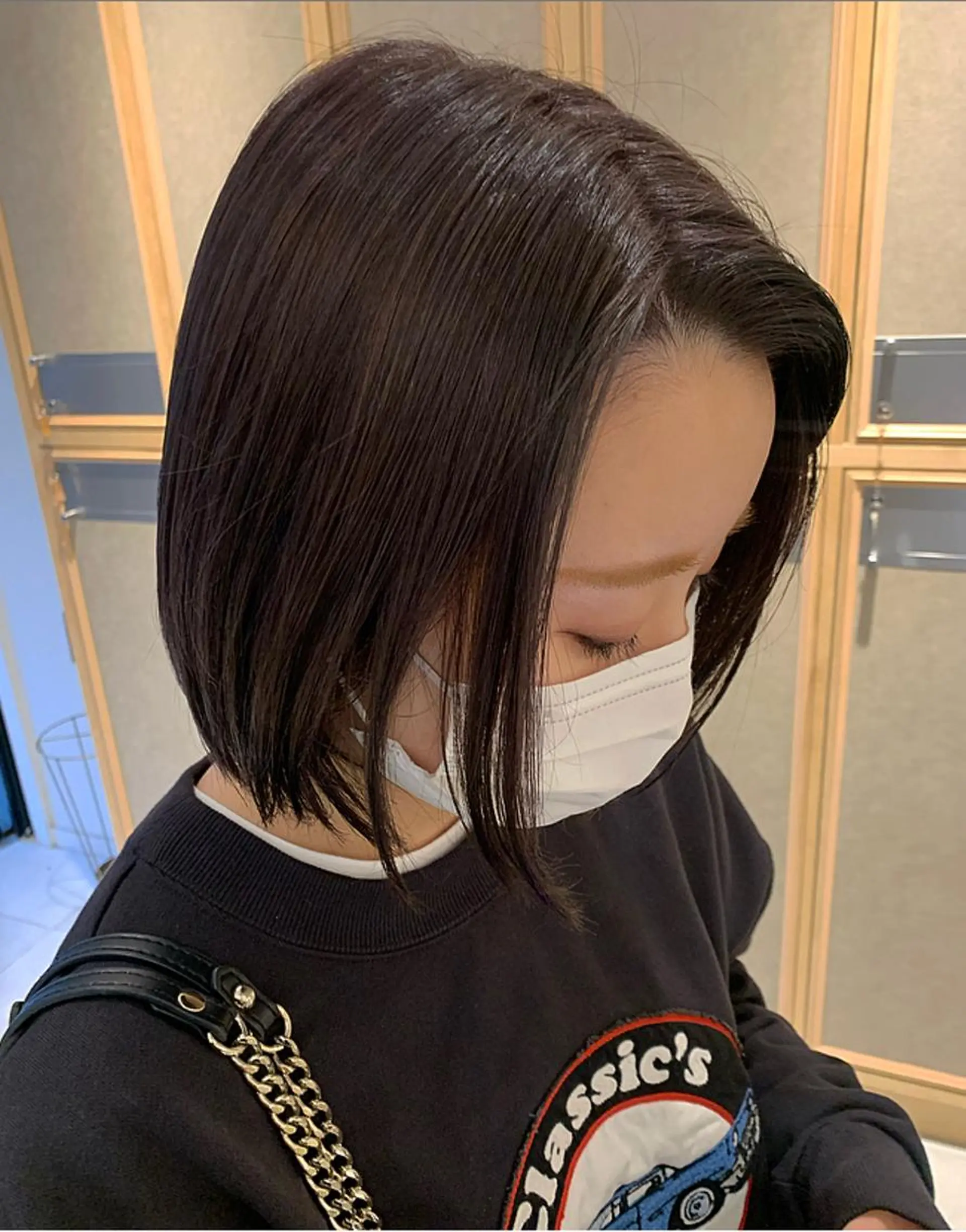 カラー ラベンダー/レイヤー スタイル🤎mamiのヘアスタイル