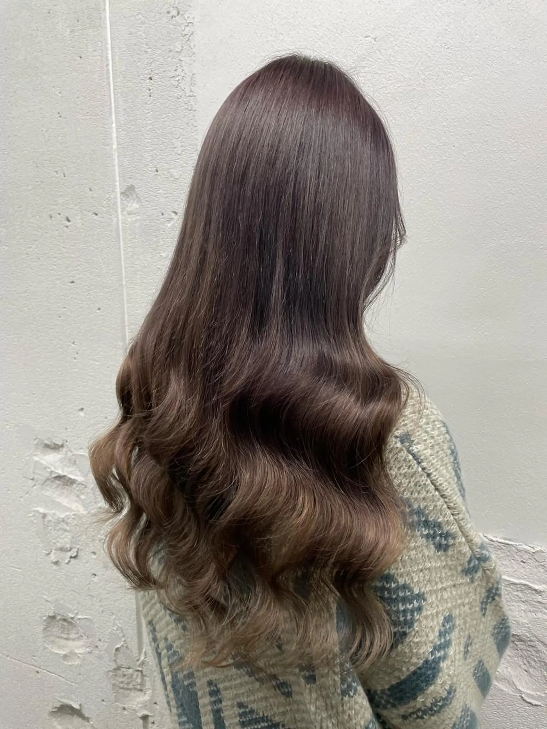 ロング カラー シールエクステ バレイヤージュ ミストバング ダブルカラー  フェイスフレーミング ヘアカラー エクステ 🧡艶髪ちゅるん髪 🫧🧡YUKI❄️のヘアスタイル