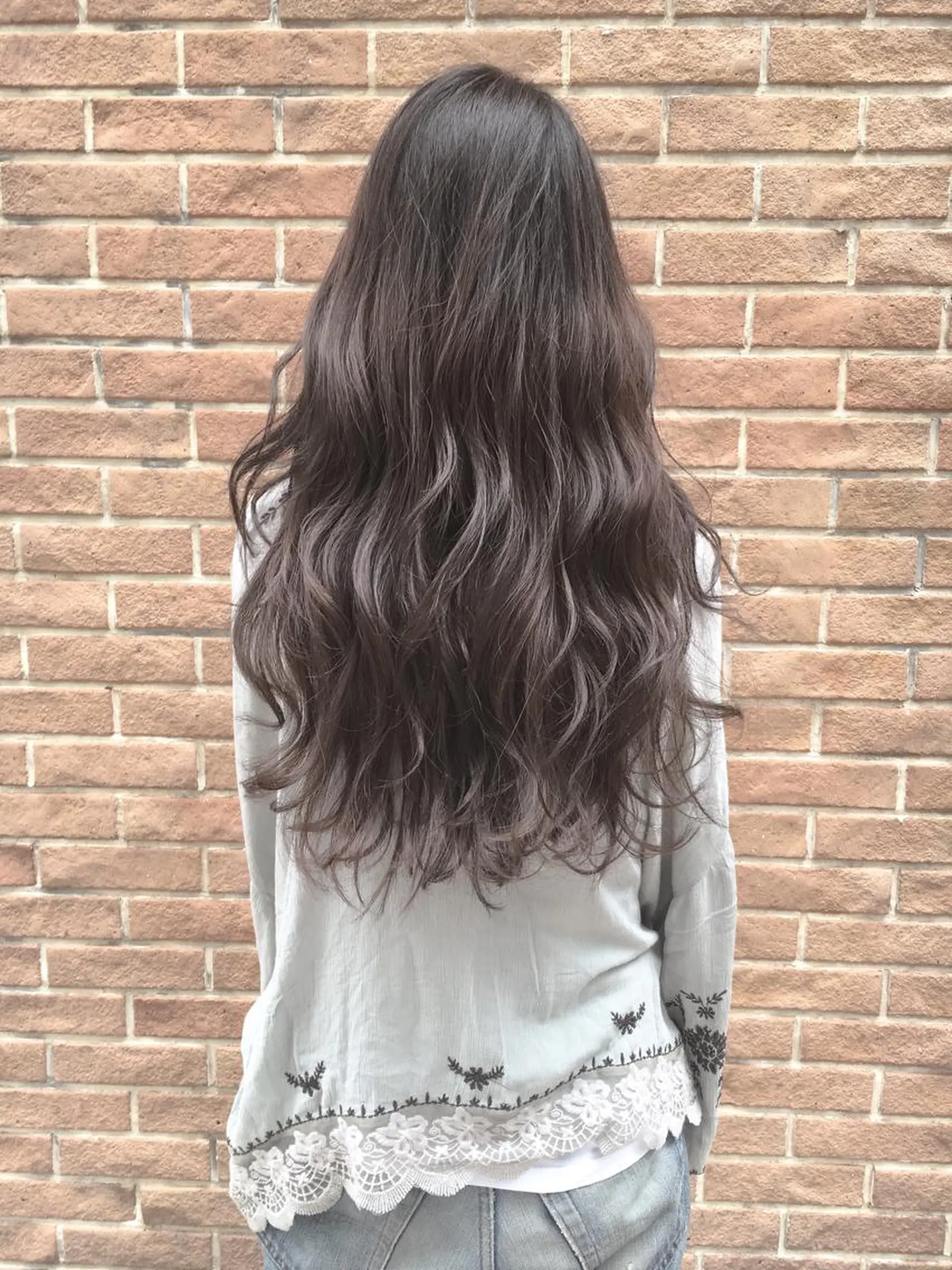 ロング カラー ハイライトカラー ハイライト 北條 優輝のヘアスタイル