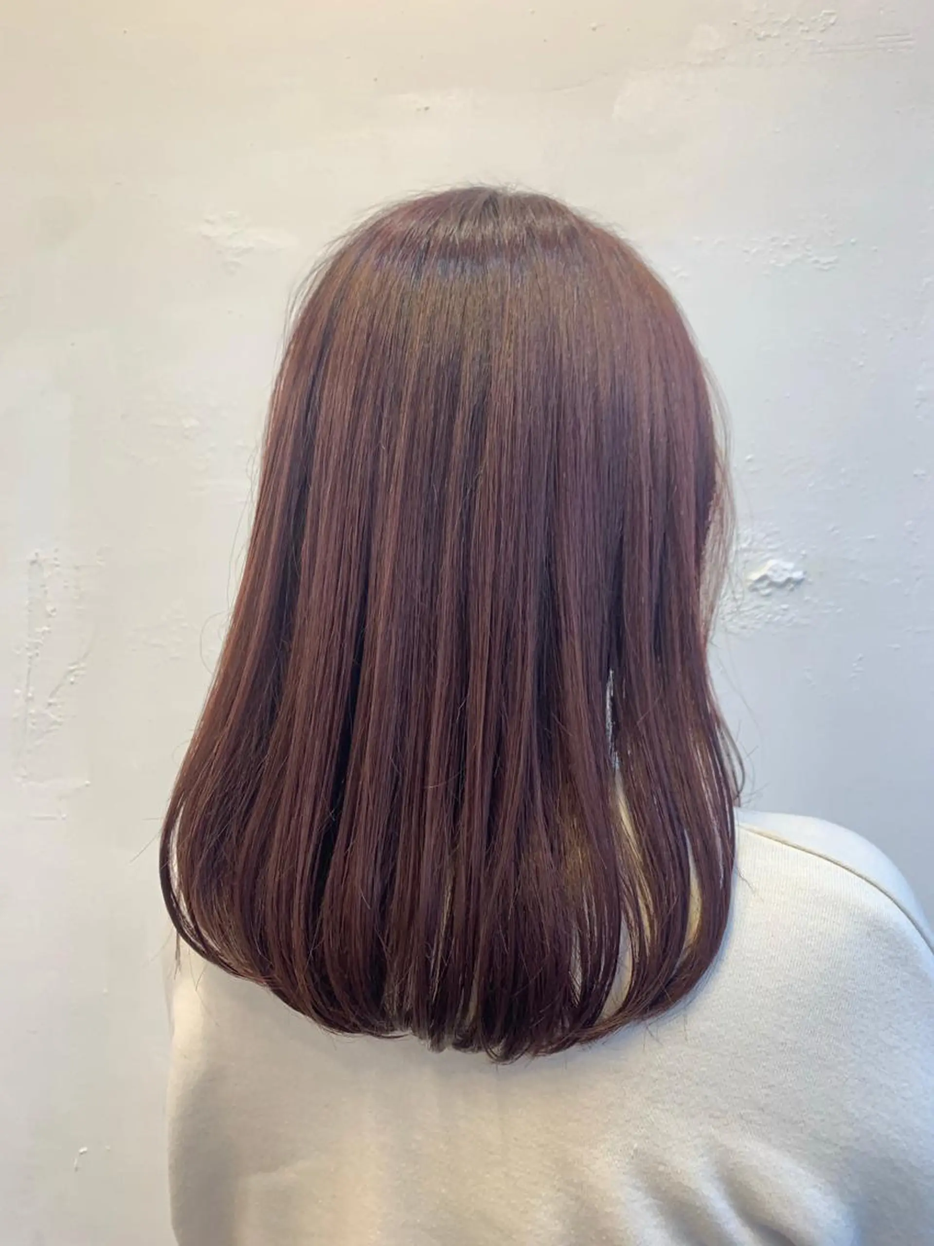 ミディアム カラー ブリーチ ブリーチなしカラー Sana / 韓国ヘア / カラーのヘアスタイル