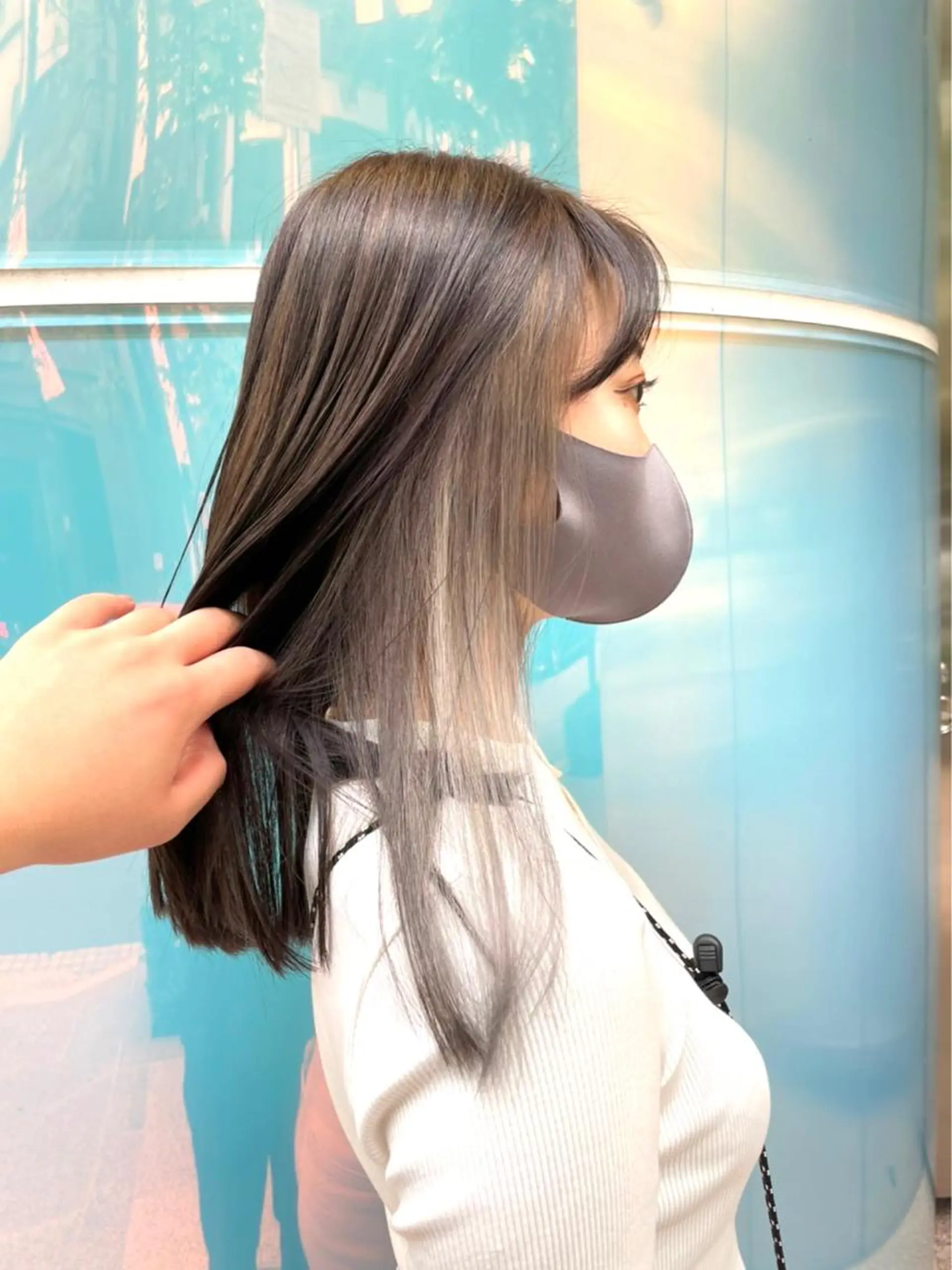 カラー 似合わせレイヤー・ボ ブ タナカ レイヤのヘアスタイル