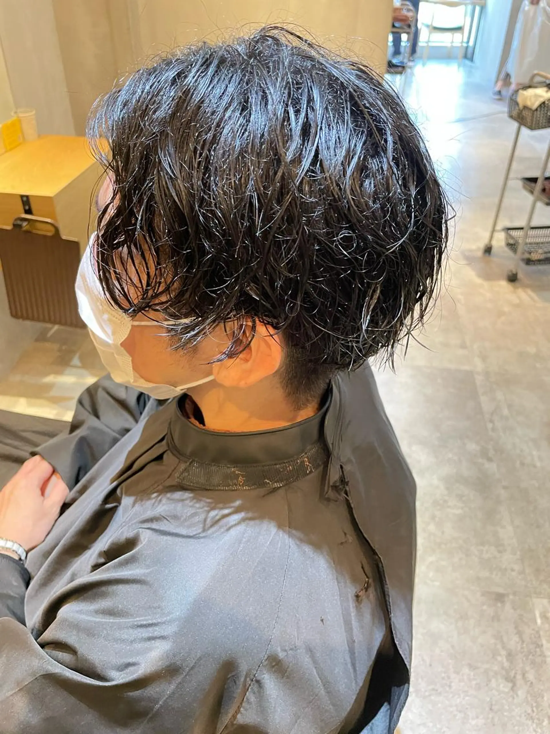 ショート 複雑履歴に対応ブリー チ無しダブルカラーのヘアスタイル