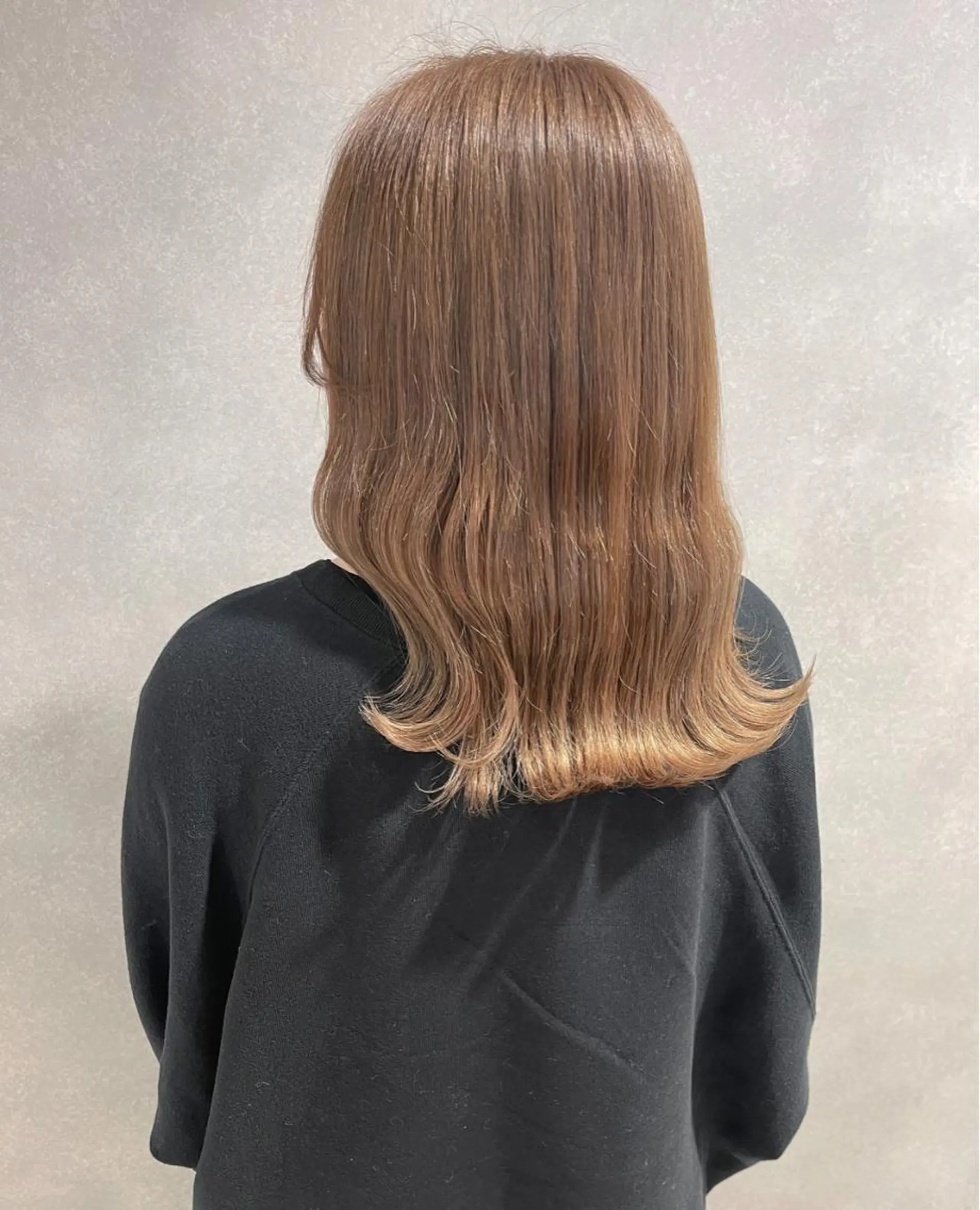 セミロング カラー ヘアカラー 唐澤 千尋のヘアスタイル