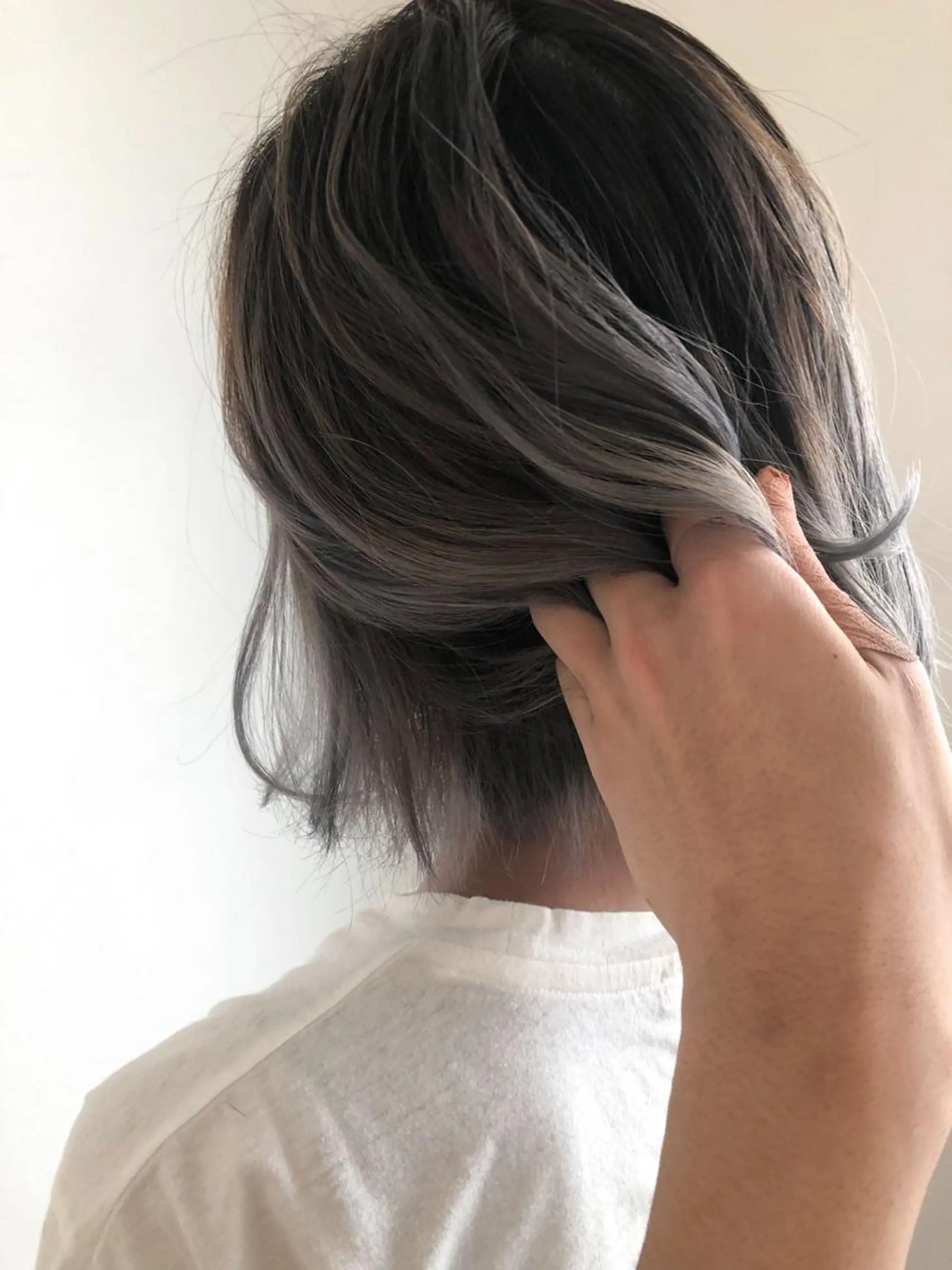 ショート カラー バレイヤージュ ボブ レイヤーカット 美髪矯正・レイヤー 倉友哉のヘアスタイル