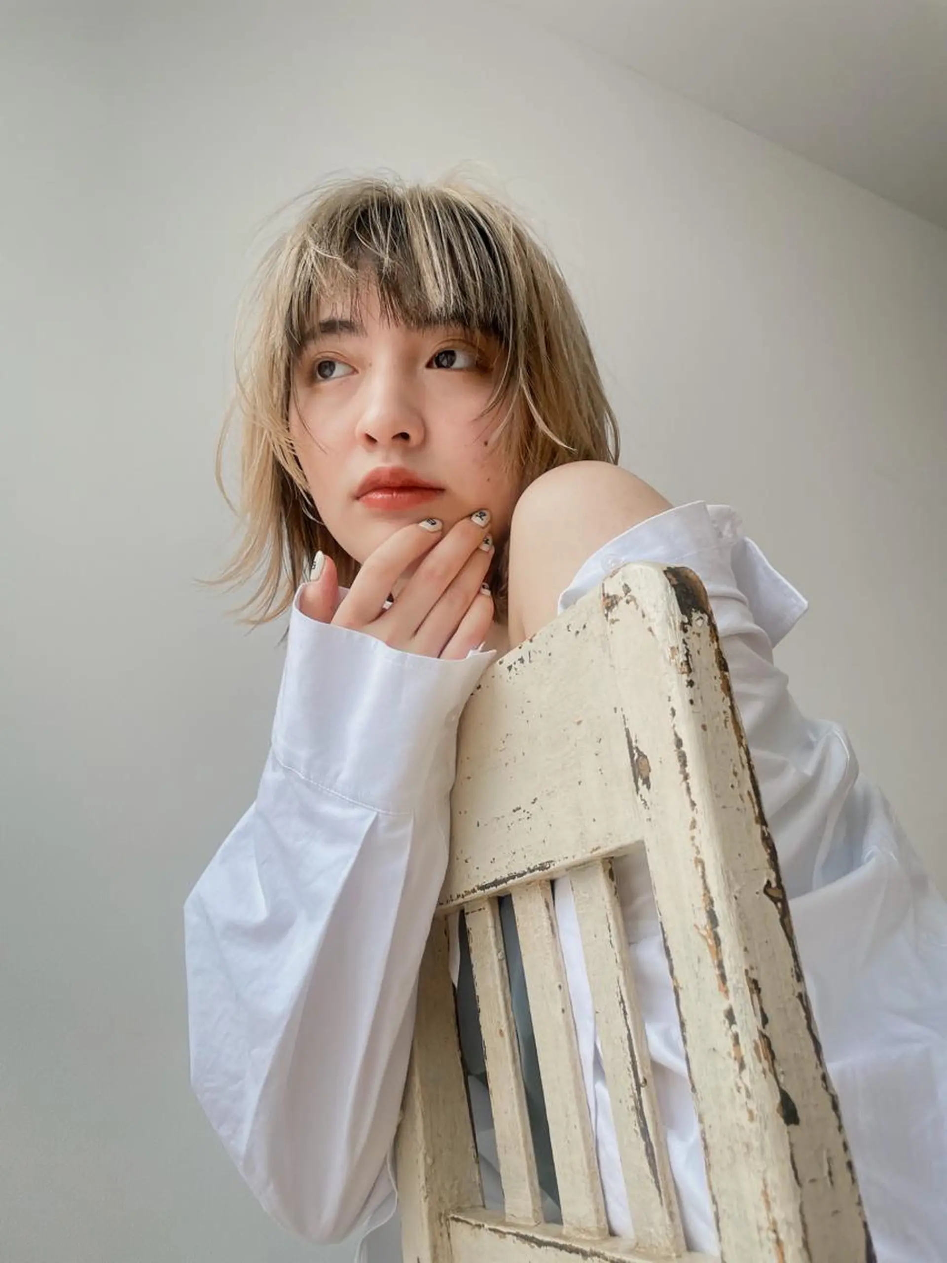 ミディアム カラー gotoday天神所属・緒方リエ 時短ショート・ボブのヘアスタイル