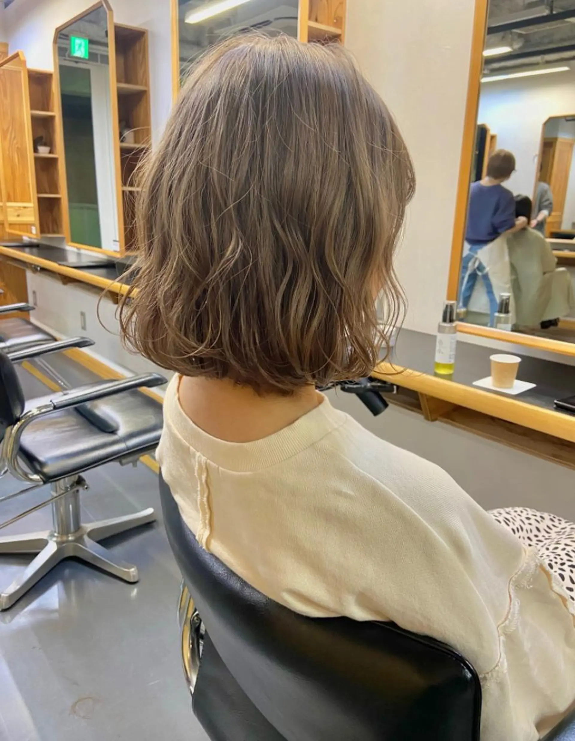 ミディアム カットモデル募集 長谷川のヘアスタイル