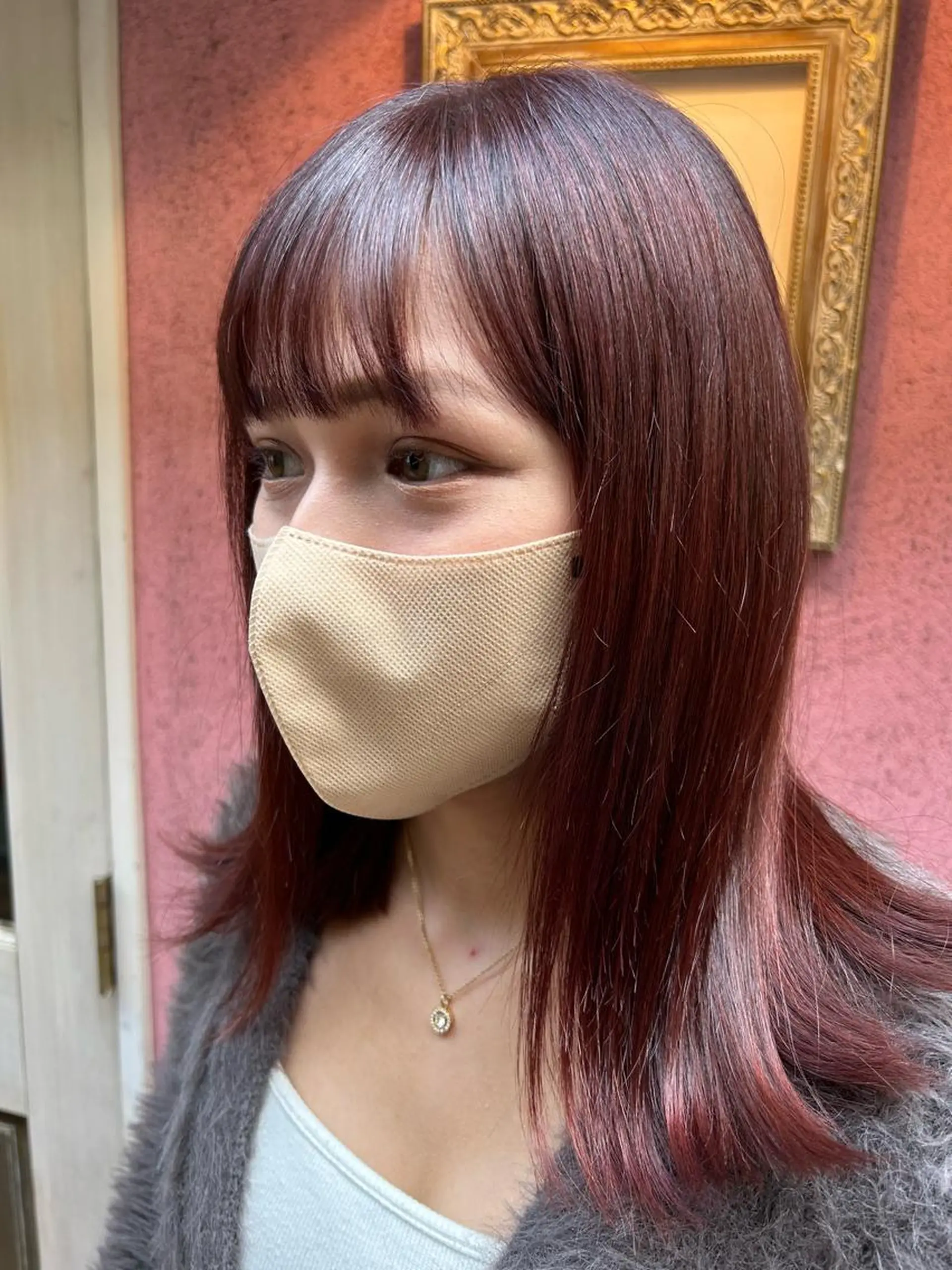 カラー トキタ アオイのヘアスタイル