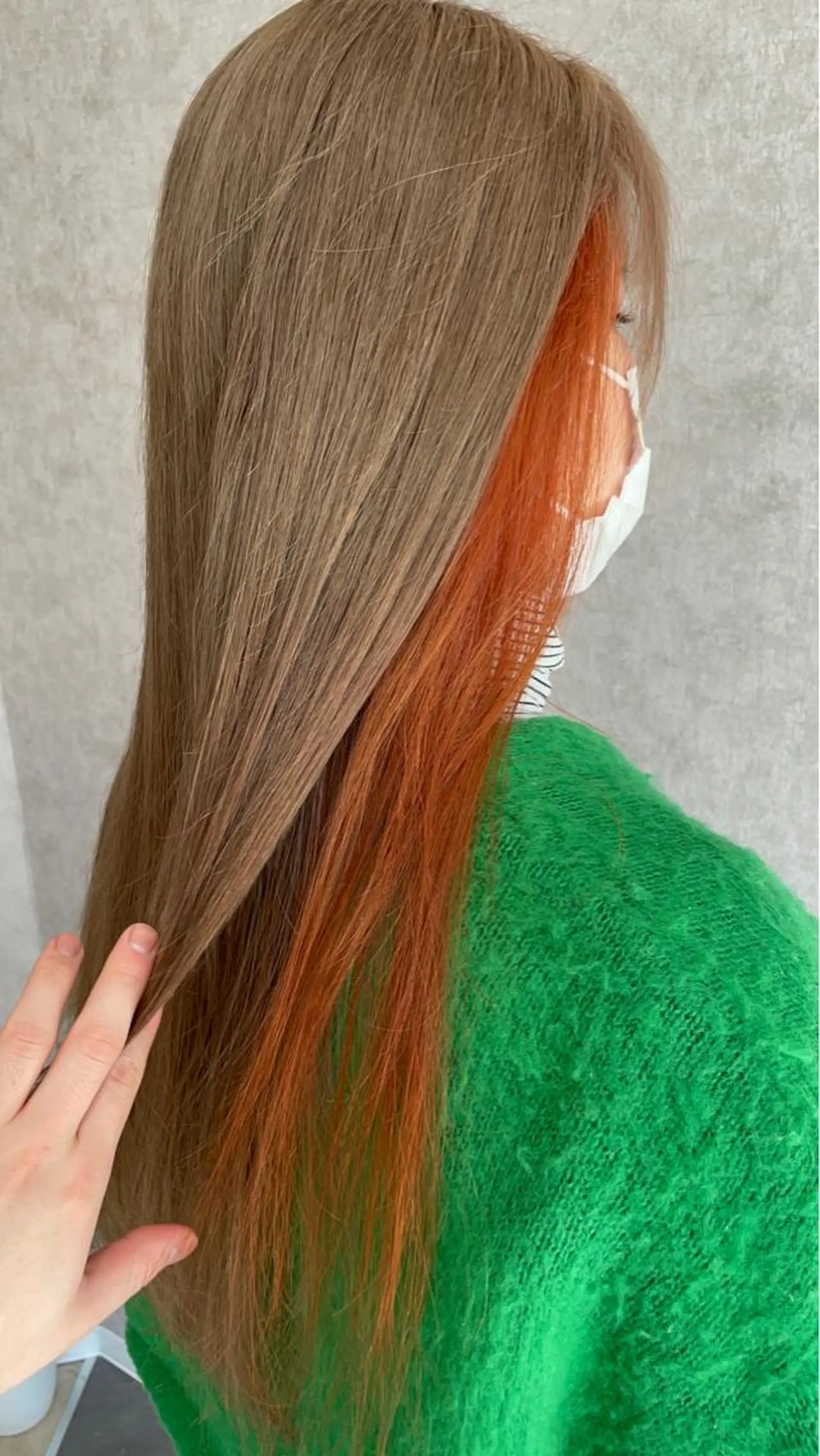 ロング カラー インナーカラー バレイヤージュ特化｜ Takuのヘアスタイル